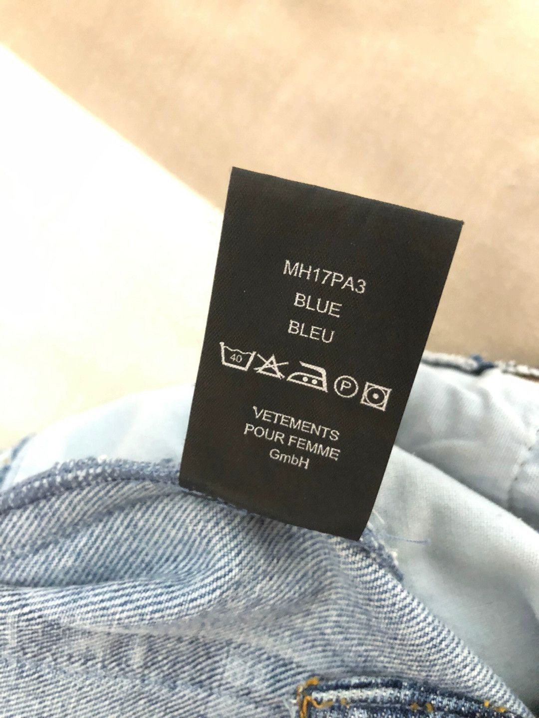 Vetements Vetements Denim Jeans GD Style - dmc Size US 30 / EU 46 - 5 Thumbnail