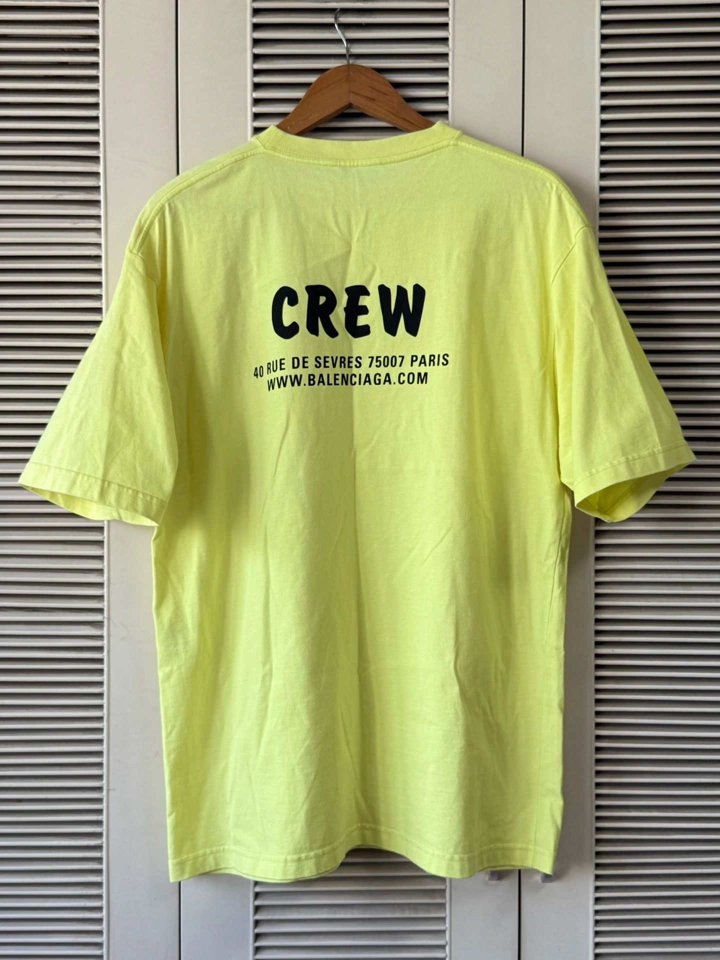 Balenciaga Balenciaga CREW Logo Short Sleeve S - dmc Size US S / EU 44-46 / 1 - 2 Thumbnail