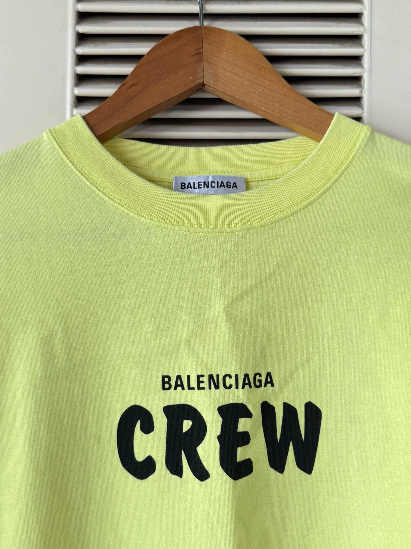 Balenciaga Balenciaga CREW Logo Short Sleeve S - dmc Size US S / EU 44-46 / 1 - 3 Thumbnail