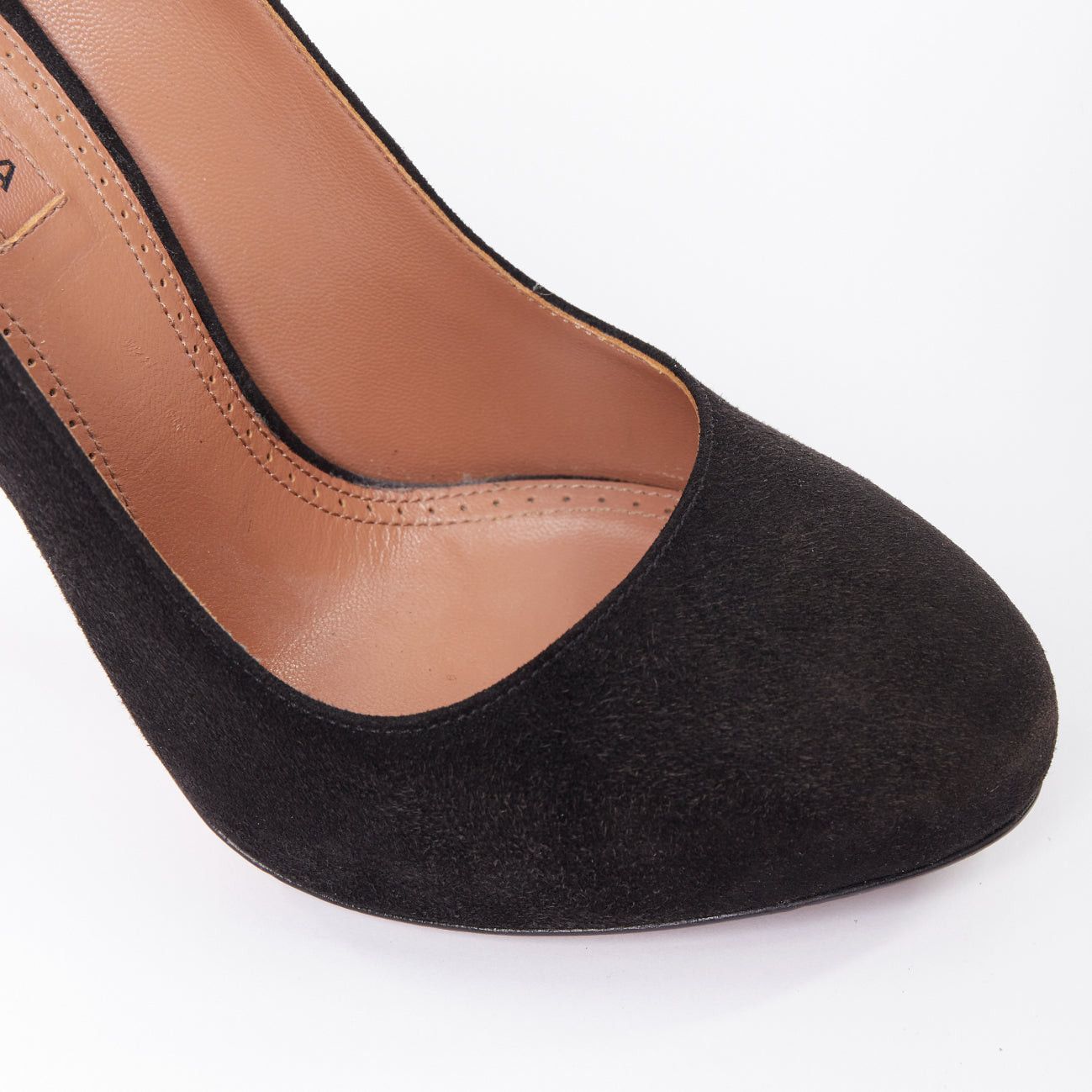 Alaia ALAIA black suede leather almond toe high heel court pumps EU35.5 Size US 5.5 / IT 35.5 - 7 Thumbnail