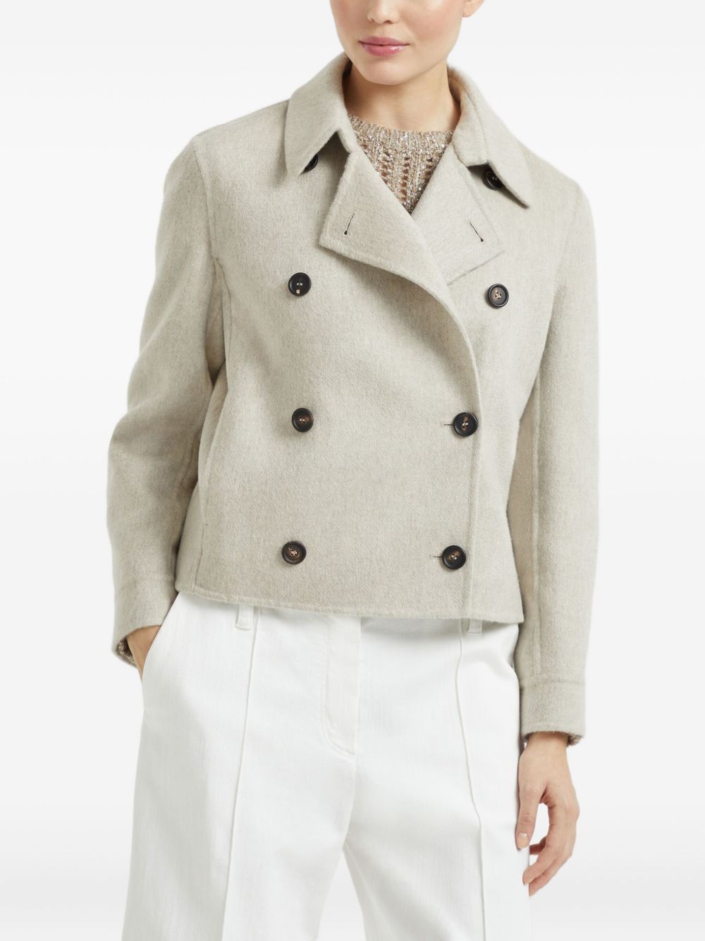 Brunello Cucinelli CASHMERE OVERCOAT Size M / US 6-8 / IT 42-44 - 4 Thumbnail