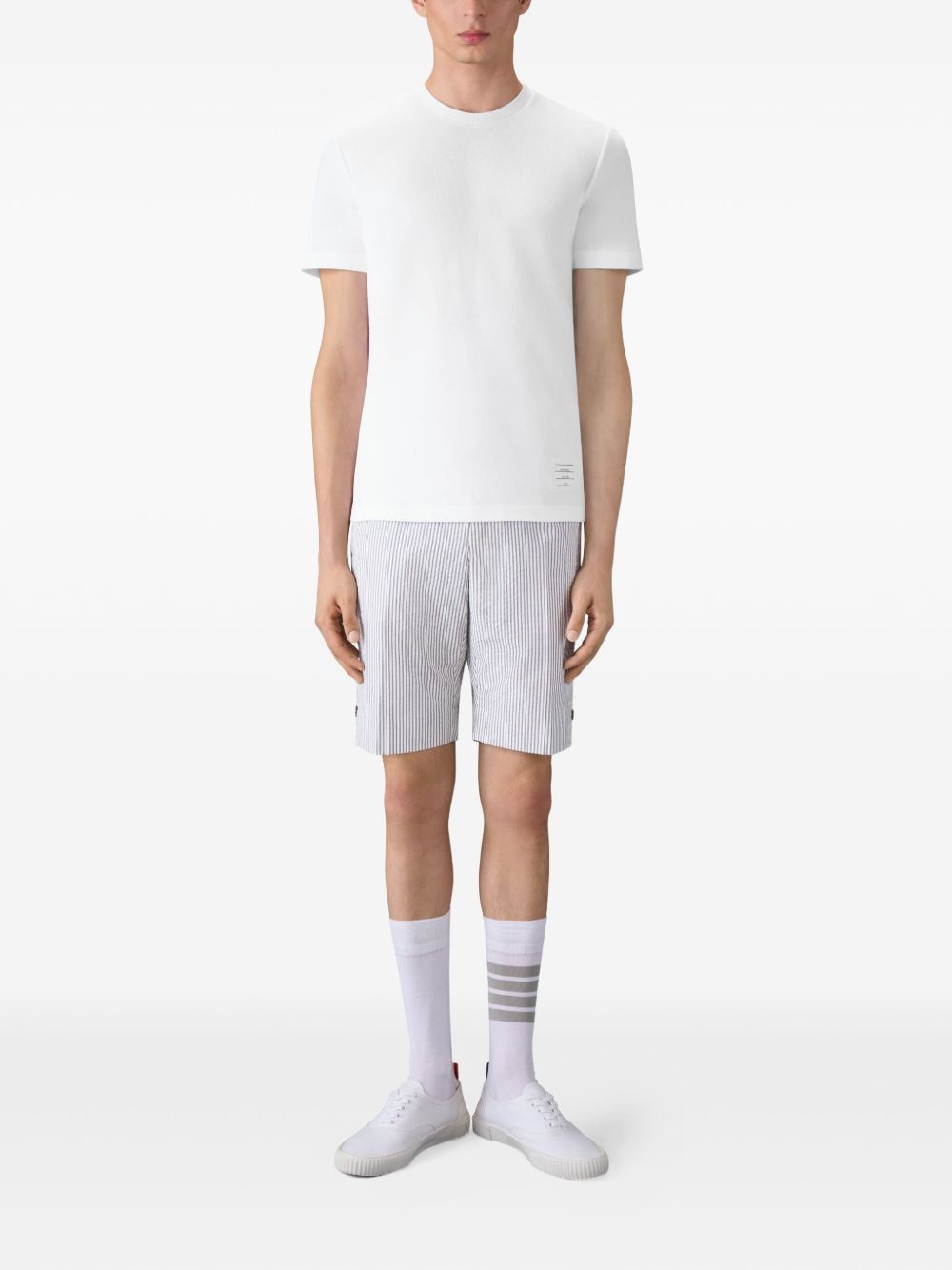 Thom Browne COTTON T-SHIRT Size US XL / EU 56 / 4 - 3 Thumbnail
