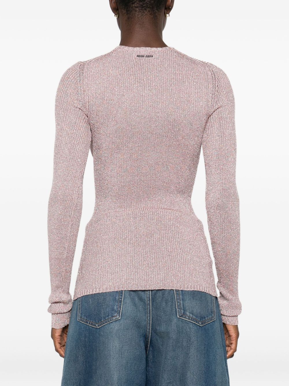 Miu Miu CREWNECK SWEATER Size M / US 6-8 / IT 42-44 - 3 Thumbnail