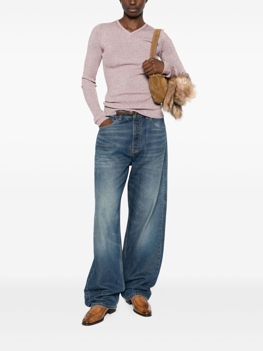 Miu Miu CREWNECK SWEATER Size M / US 6-8 / IT 42-44 - 5 Thumbnail
