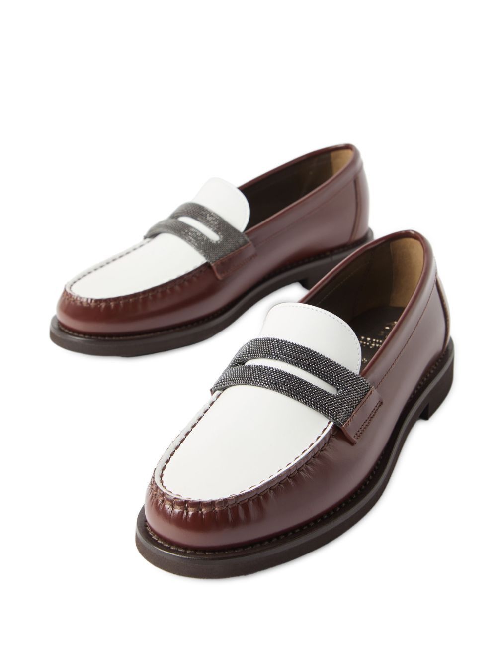 Brunello Cucinelli LEATHER LOAFER Size US 6 / IT 36 - 3 Thumbnail