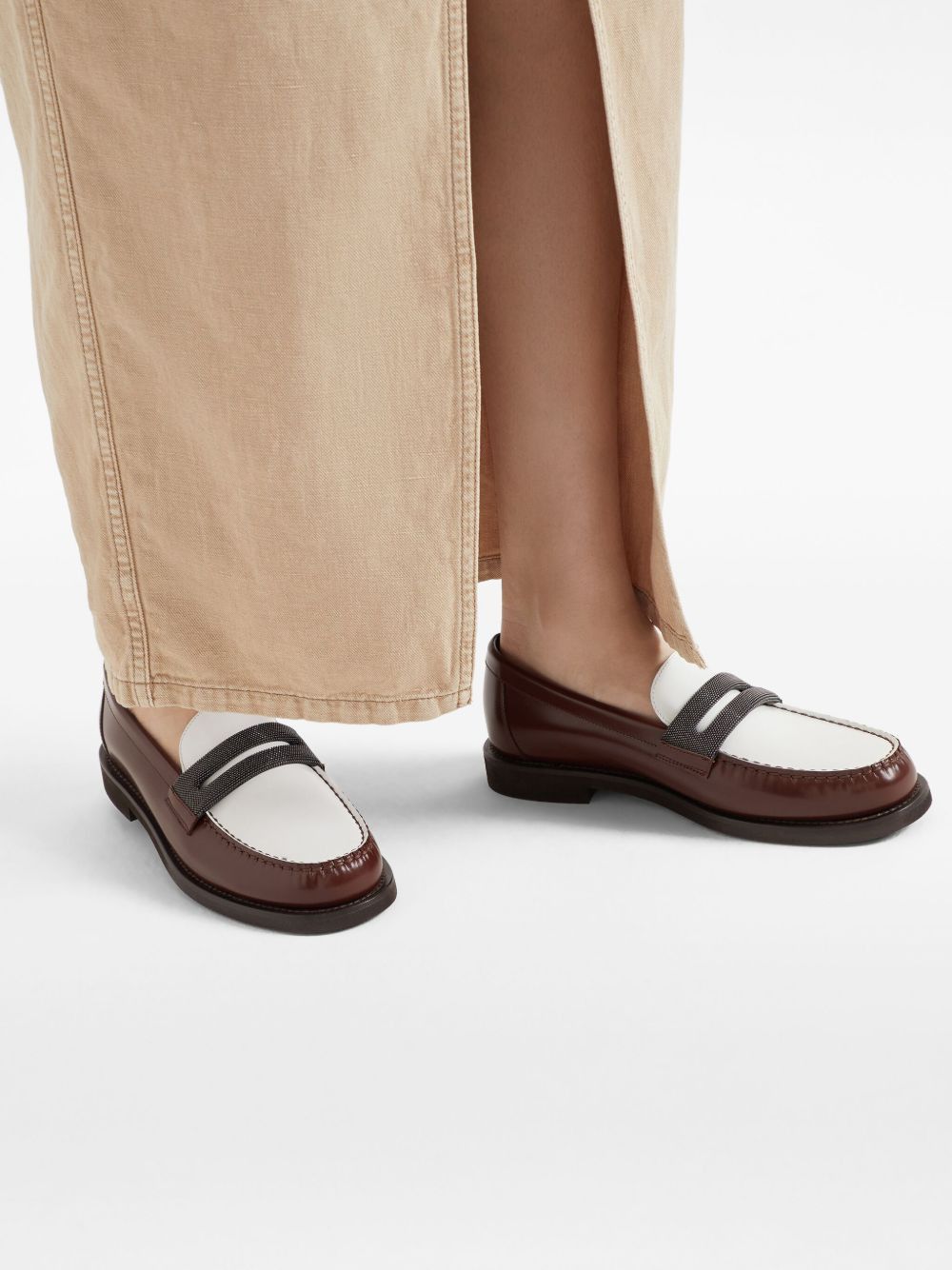 Brunello Cucinelli LEATHER LOAFER Size US 6 / IT 36 - 2 Thumbnail