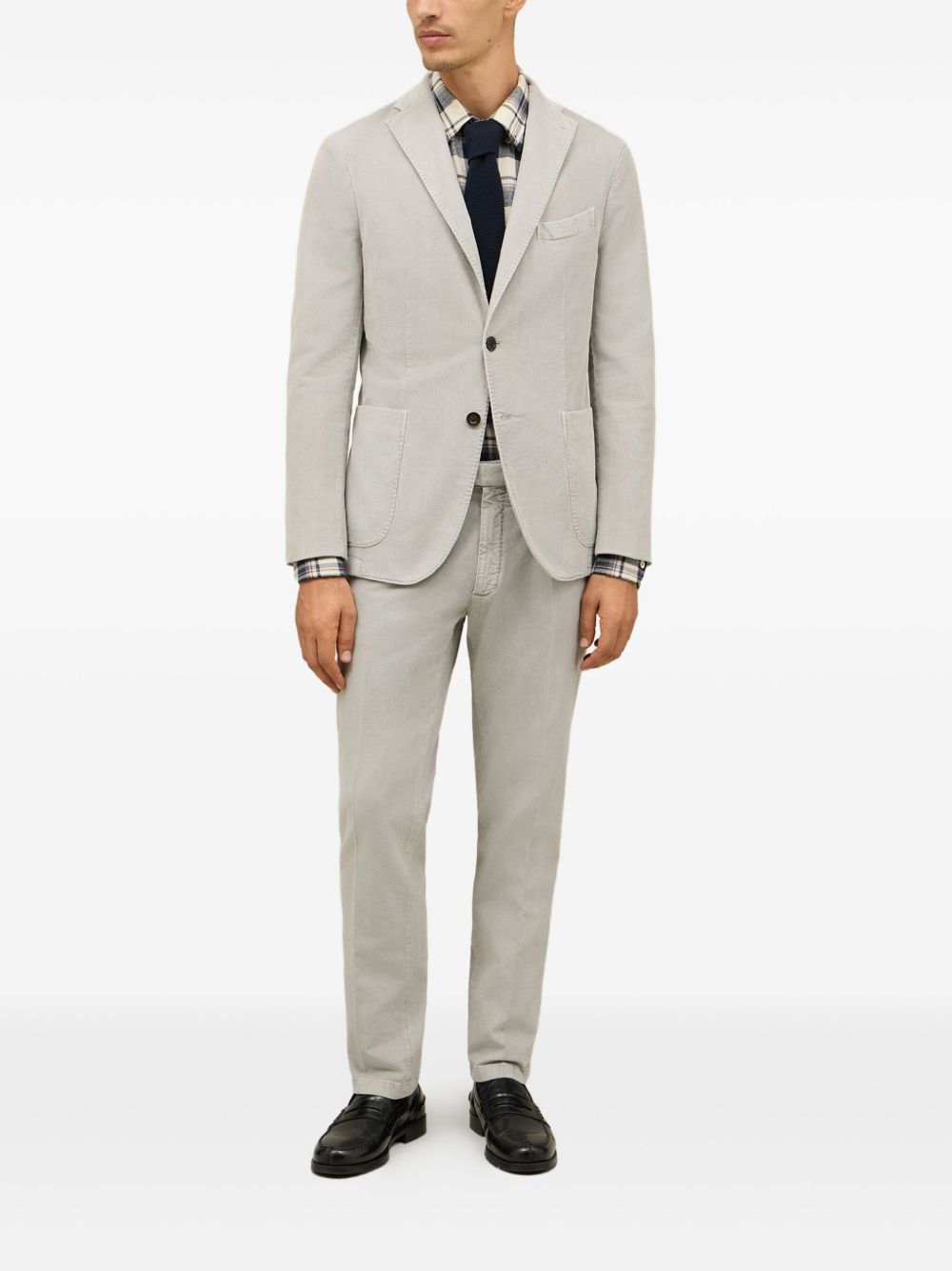 Boglioli COTTON SINGLE-BREASTED SUIT Size US XXL / EU 58 / 5 - 3 Thumbnail