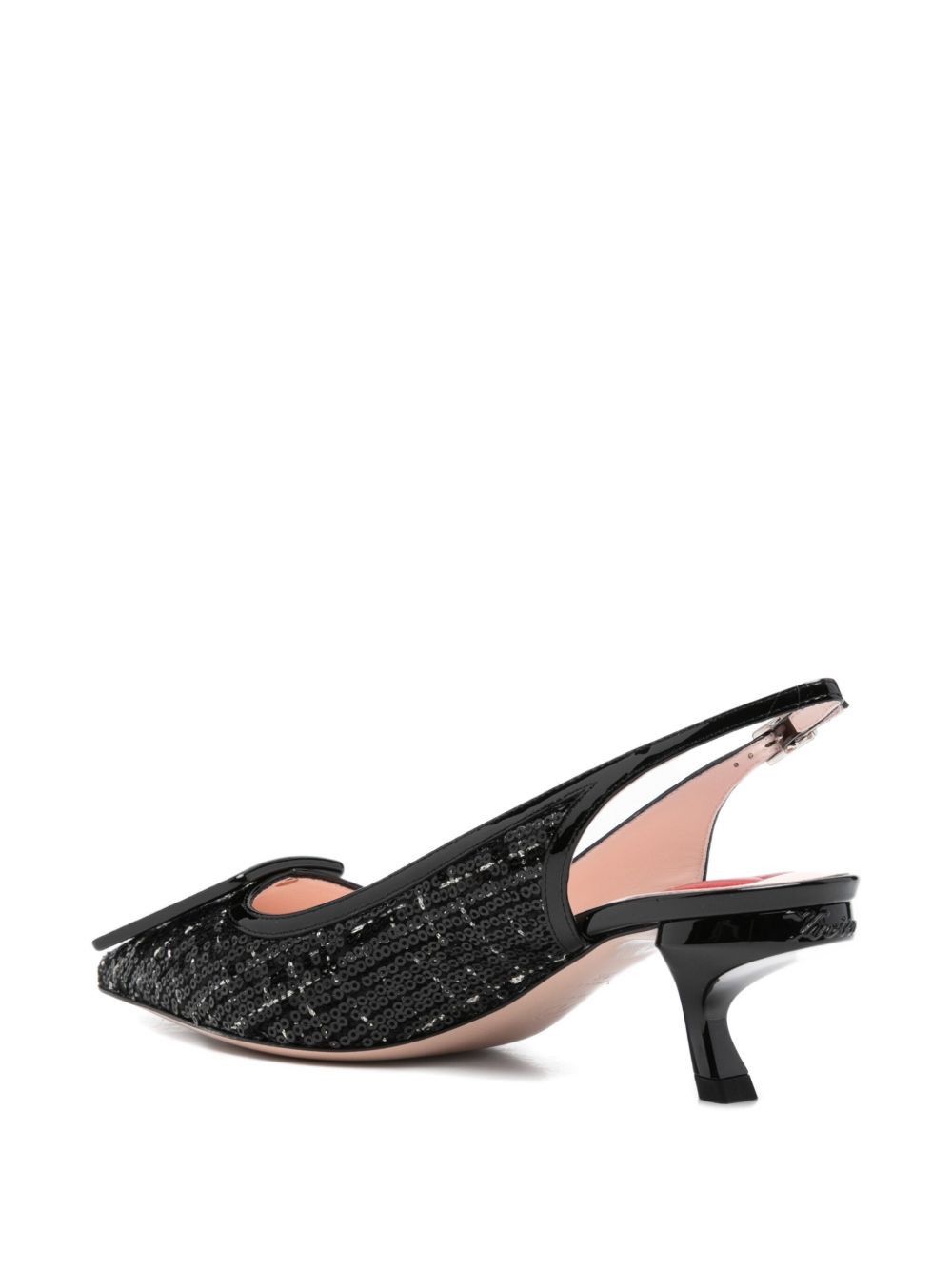 Roger Vivier TWEED SLINGBACK PUMPS Size US 7.5 / IT 37.5 - 2 Thumbnail
