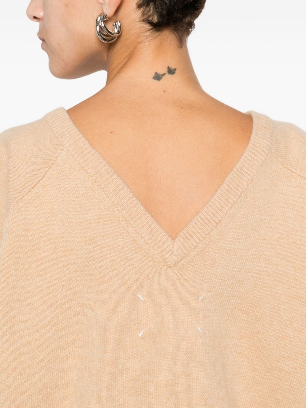 Maison Margiela WOOL CREWNECK SWEATER Size L / US 10 / IT 46 - 2 Thumbnail