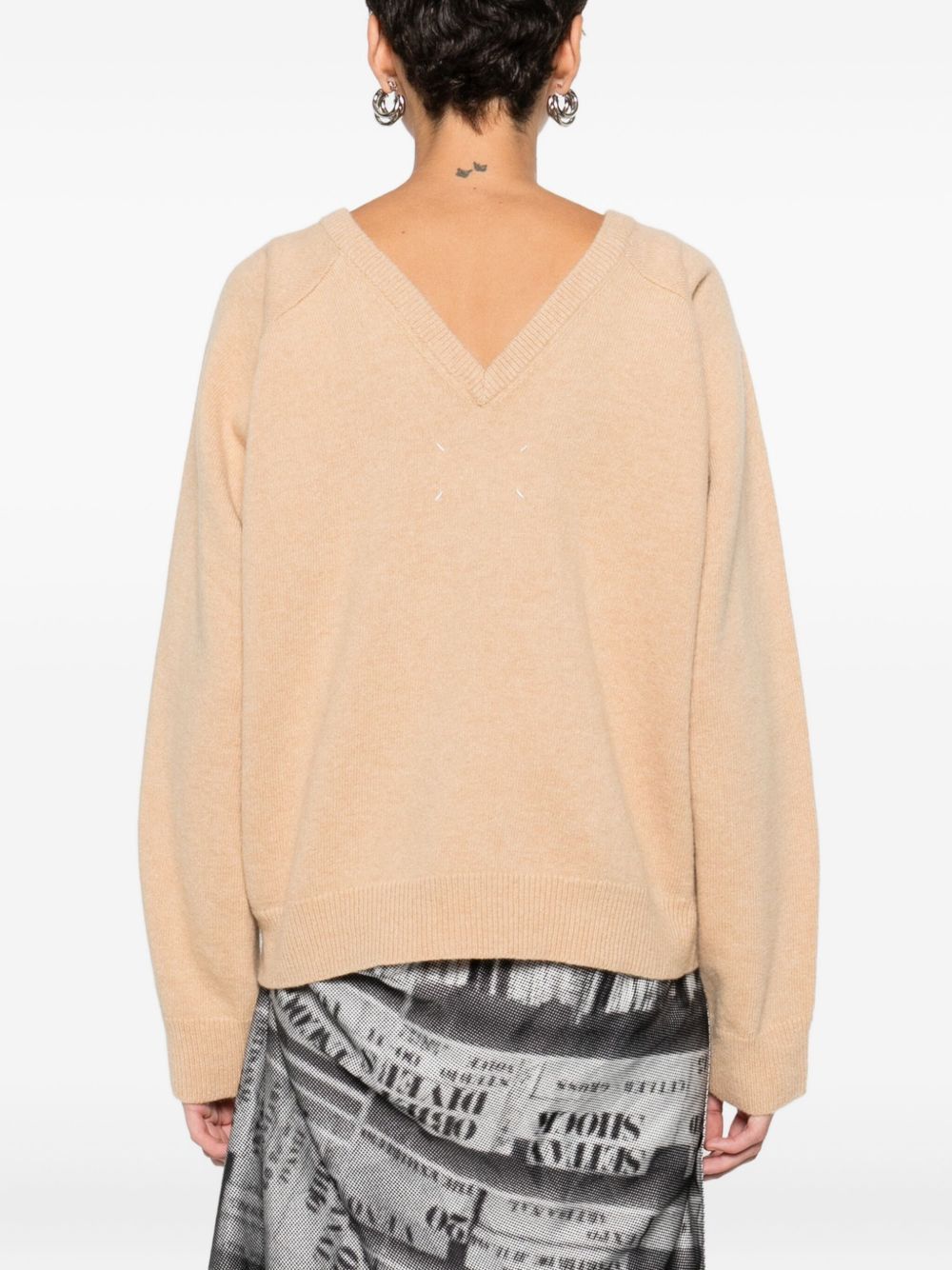 Maison Margiela WOOL CREWNECK SWEATER Size L / US 10 / IT 46 - 4 Thumbnail
