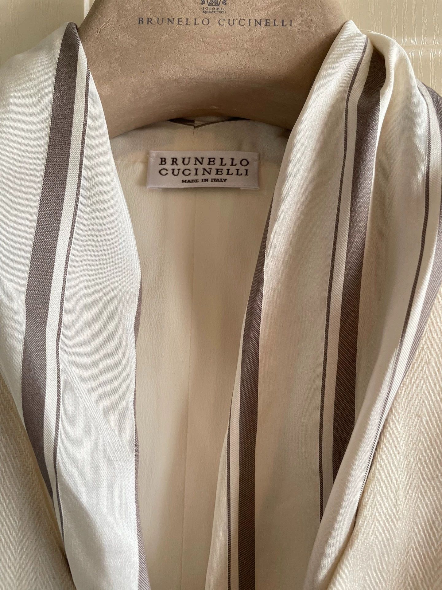Brunello Cucinelli Brunello Cucinelli Silk Scarf Layered Vest - dmc Size US XL / EU 56 / 4 - 3 Thumbnail