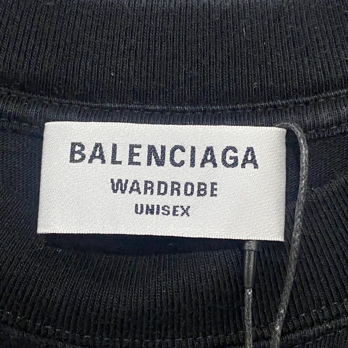Balenciaga Balenciaga Black Logo Short Sleeve Tee - dmc Size US S / EU 44-46 / 1 - 4 Thumbnail