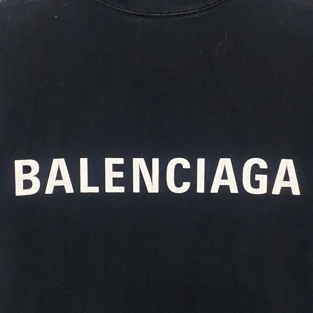 Balenciaga Balenciaga Black Logo Short Sleeve Tee - dmc Size US S / EU 44-46 / 1 - 2 Thumbnail