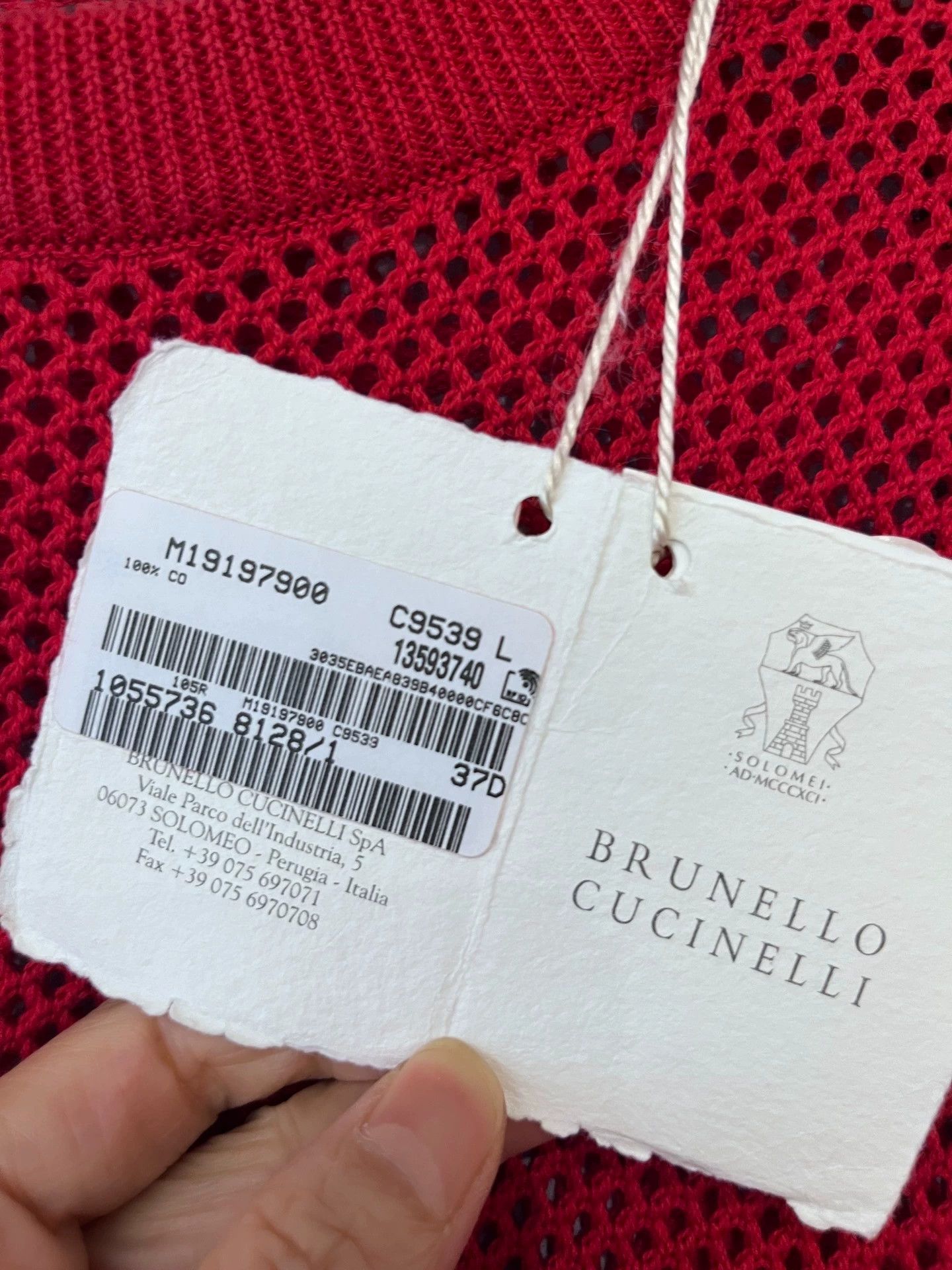 Brunello Cucinelli Brunello Cucinelli Cotton Knit Sweater - dmc Size US L / EU 52-54 / 3 - 7 Thumbnail