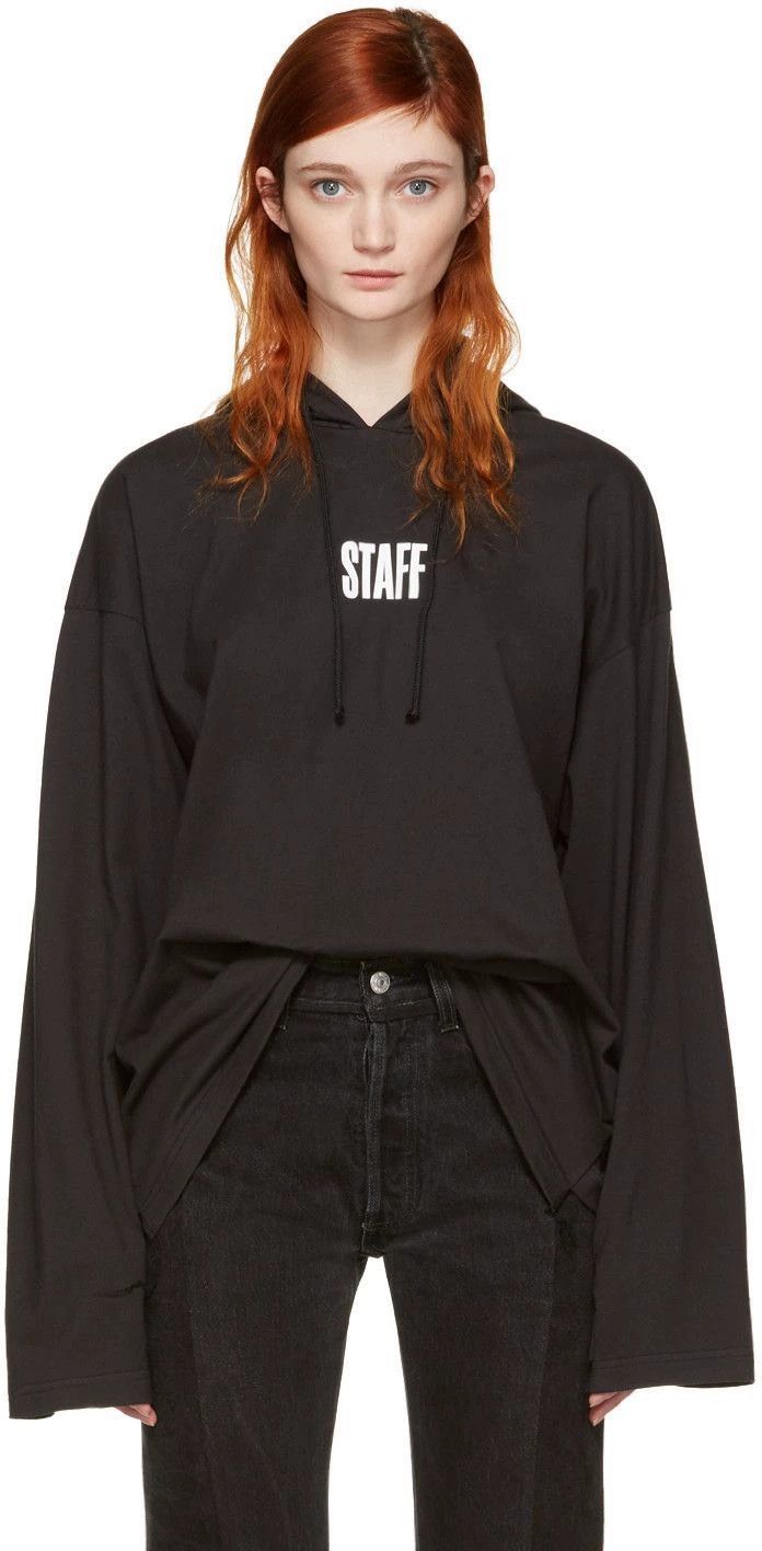 Vetements Vetements SS17 Hanes Staff Tour Hoodie - dmc Size US XS / EU 42 / 0 - 8 Thumbnail