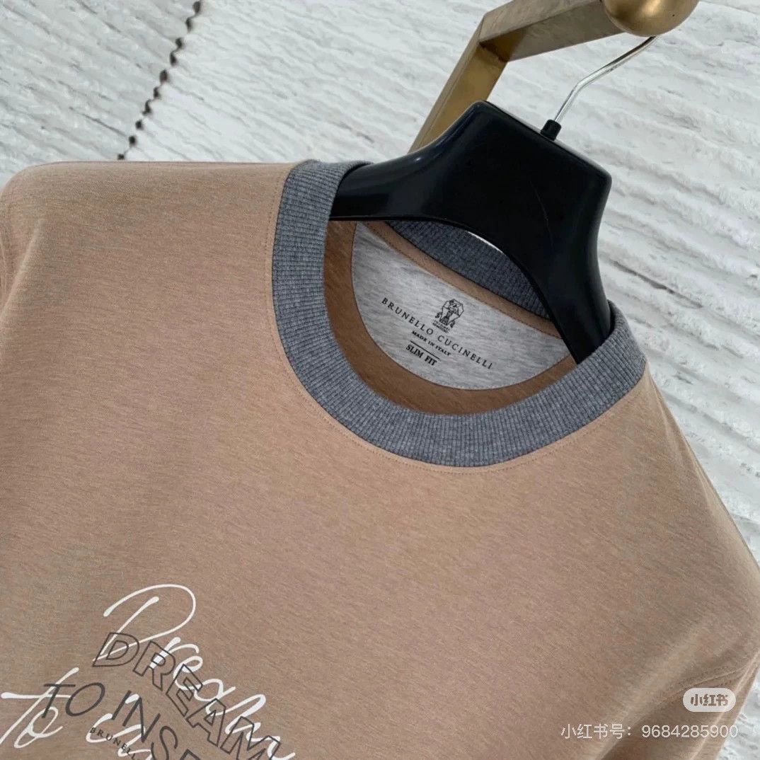 Brunello Cucinelli Brunello Cucinelli Men's Long Sleeve Tee - dmc Size US S / EU 44-46 / 1 - 8 Thumbnail