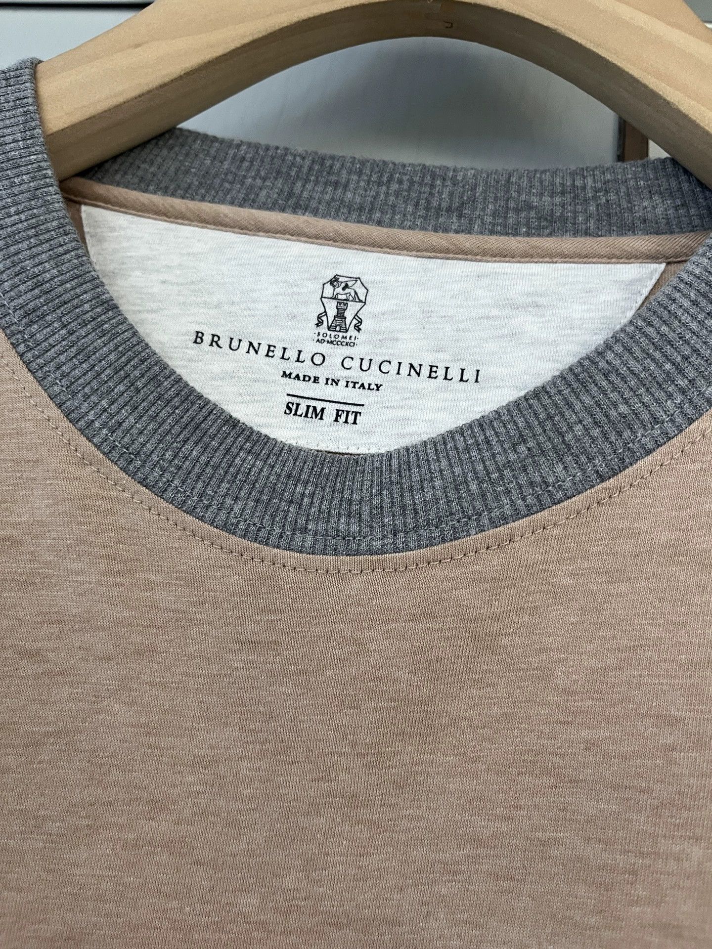 Brunello Cucinelli Brunello Cucinelli Men's Long Sleeve Tee - dmc Size US S / EU 44-46 / 1 - 3 Thumbnail