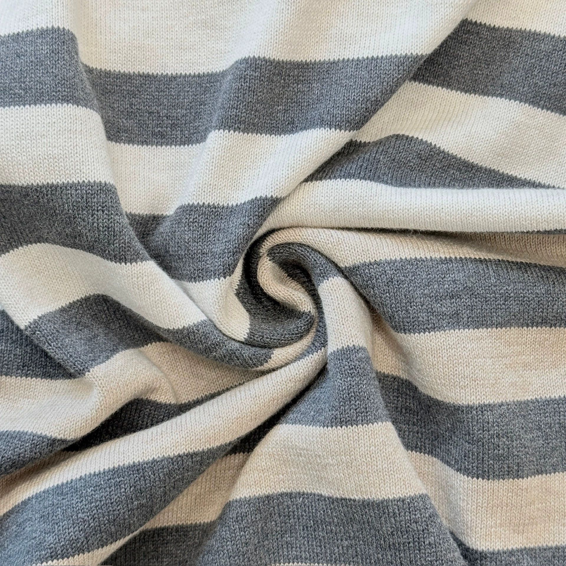 Brunello Cucinelli Brunello Cucinelli Striped Zip Sweater - dmc Size US L / EU 52-54 / 3 - 7 Thumbnail