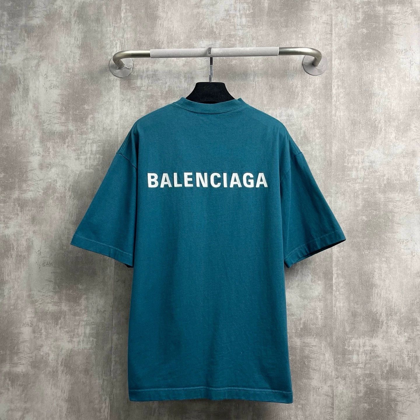 Balenciaga Balenciaga Blue Embroidered Coke Wave T-shirt - dmc Size US XS / EU 42 / 0 - 3 Thumbnail