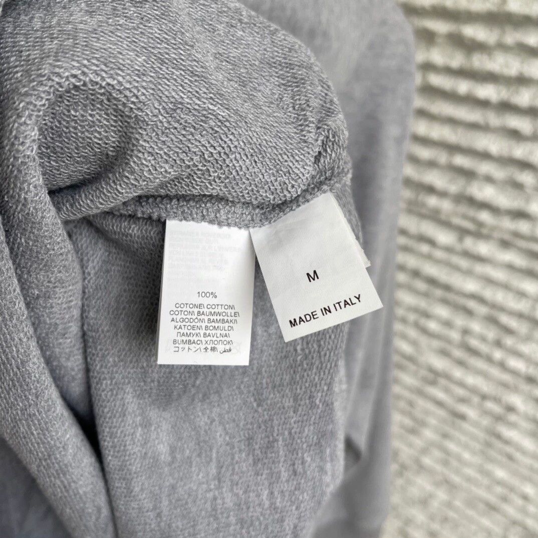 Brunello Cucinelli Brunello Cucinelli Gray Embroidered Hoodie - dmc Size US M / EU 48-50 / 2 - 8 Thumbnail