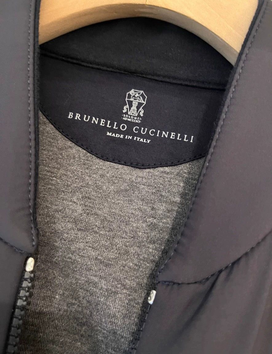 Brunello Cucinelli Brunello Cucinelli Blue Sleeveless Vest - dmc Size US S / EU 44-46 / 1 - 3 Thumbnail