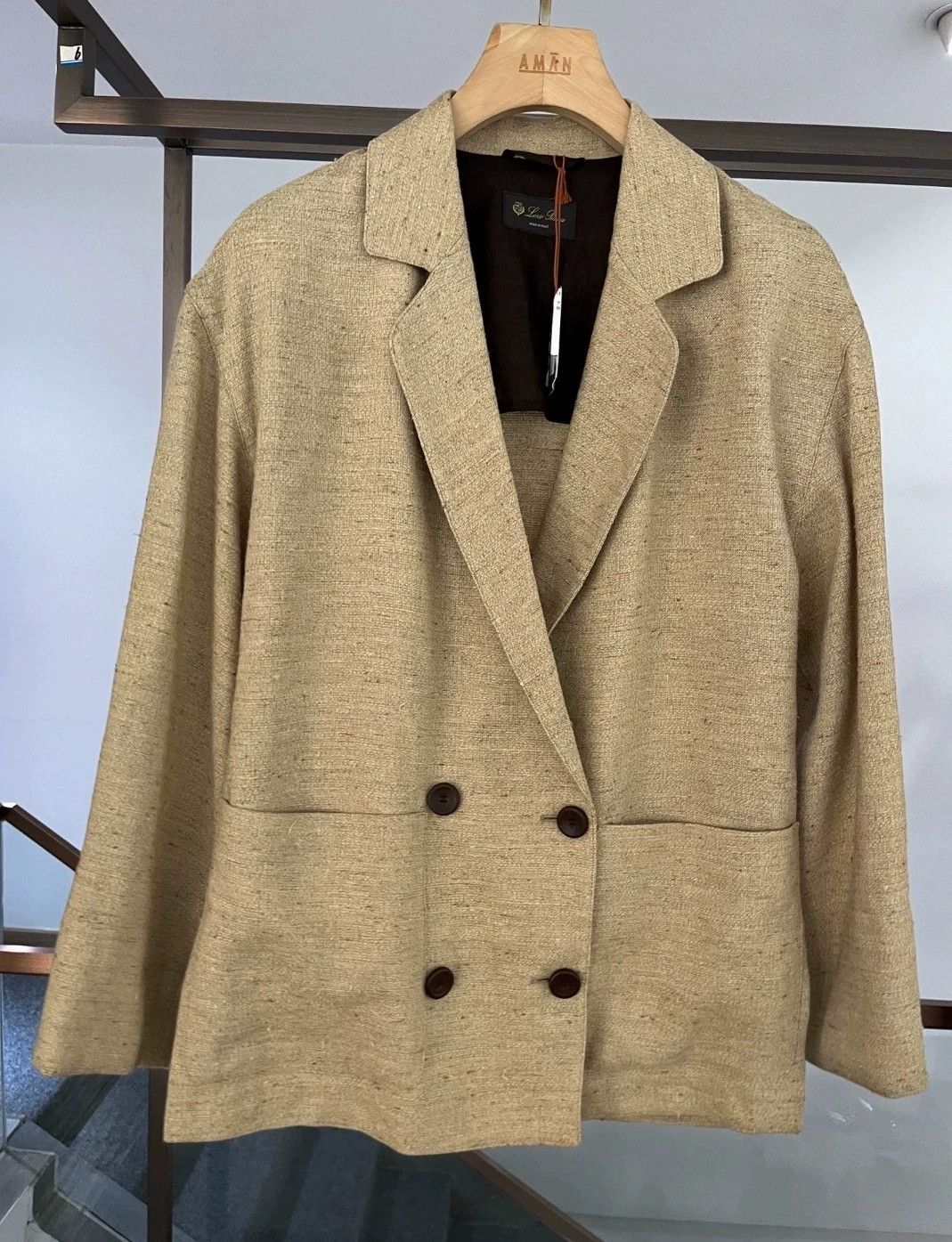 Loro Piana Loro Piana Women's Cotton Linen Coat - dmc Size US S / EU 44-46 / 1 - 4 Thumbnail