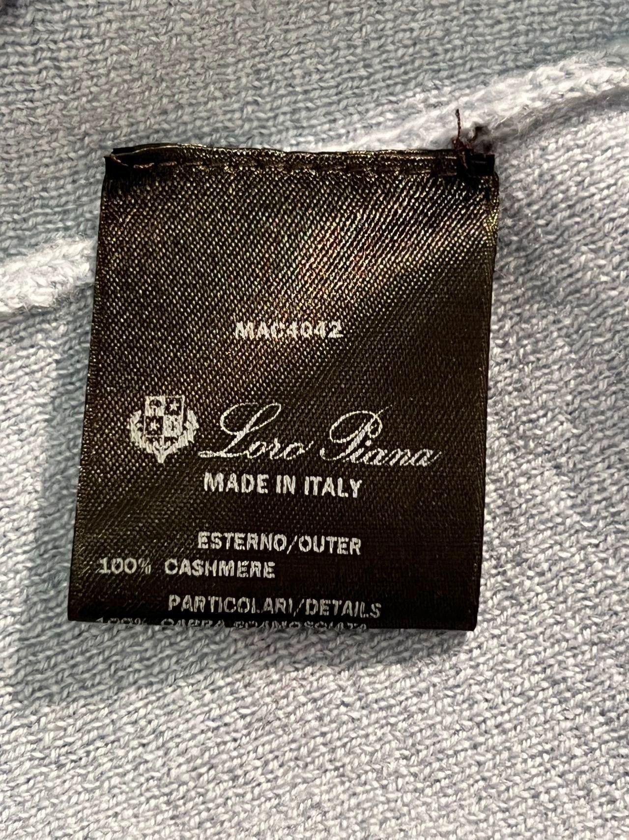 Loro Piana Loro Piana Men's Cashmere Hoodie - dmc Size US L / EU 52-54 / 3 - 7 Thumbnail