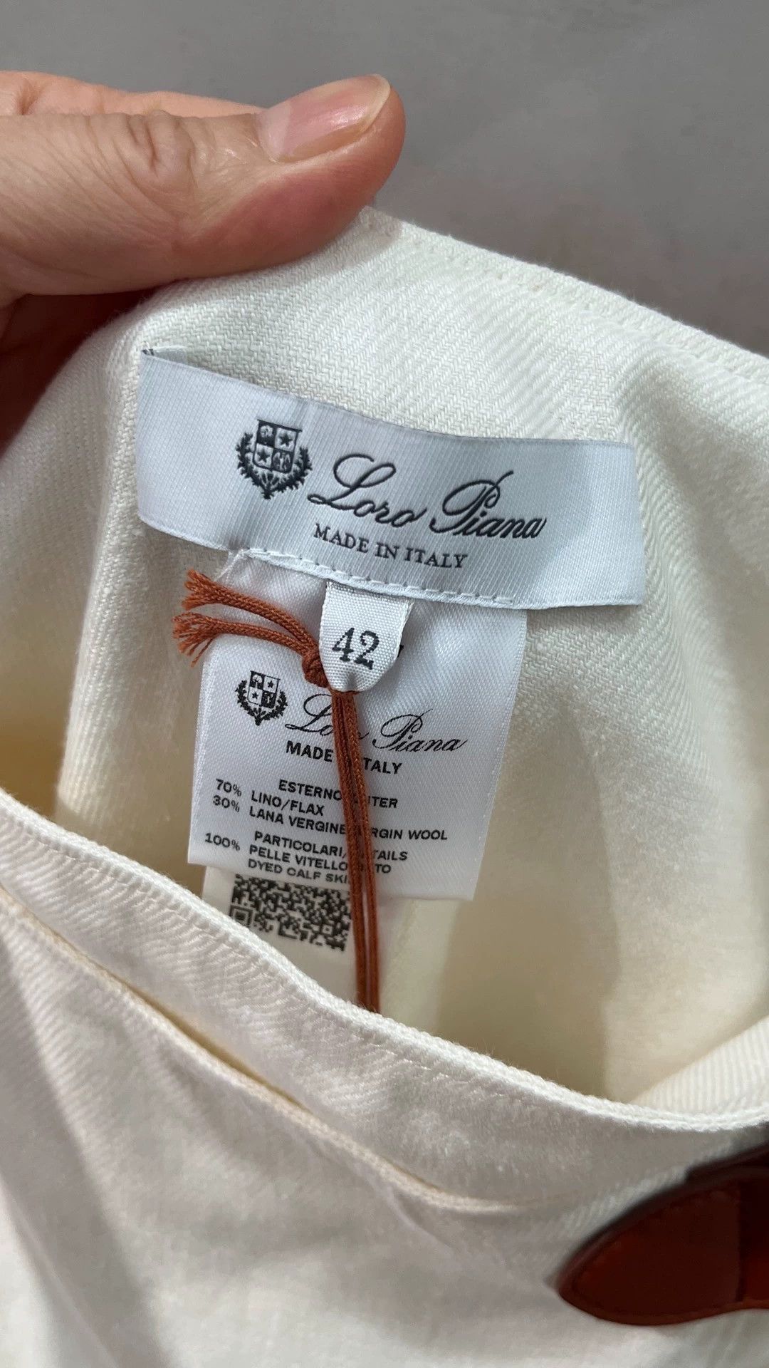 Loro Piana Loro Piana Women's Linen Skirt - dmc Size US 31 - 6 Thumbnail
