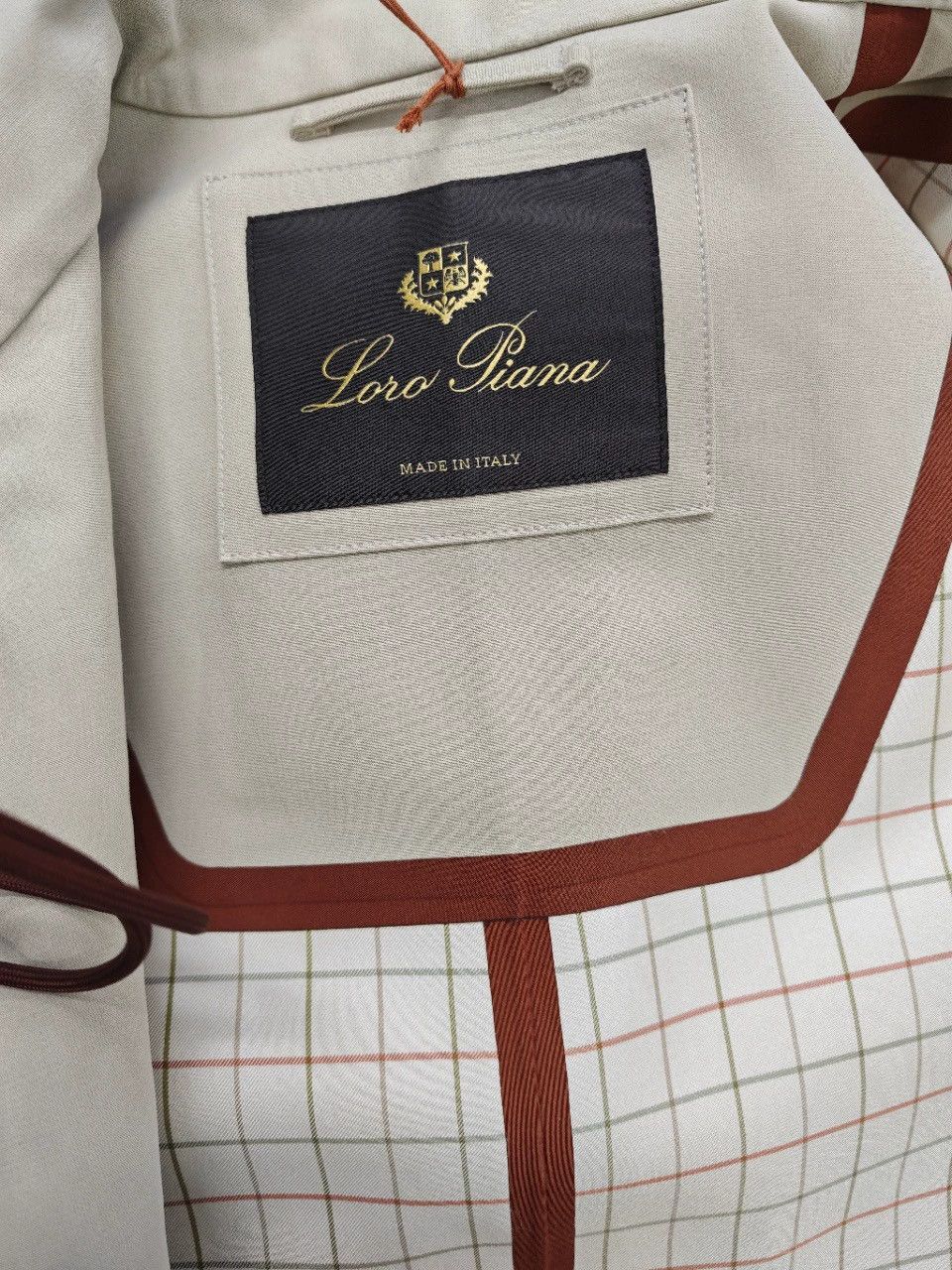 Loro Piana Loro Piana Men's Beige Trench Coat - dmc Size US XS / EU 42 / 0 - 8 Thumbnail