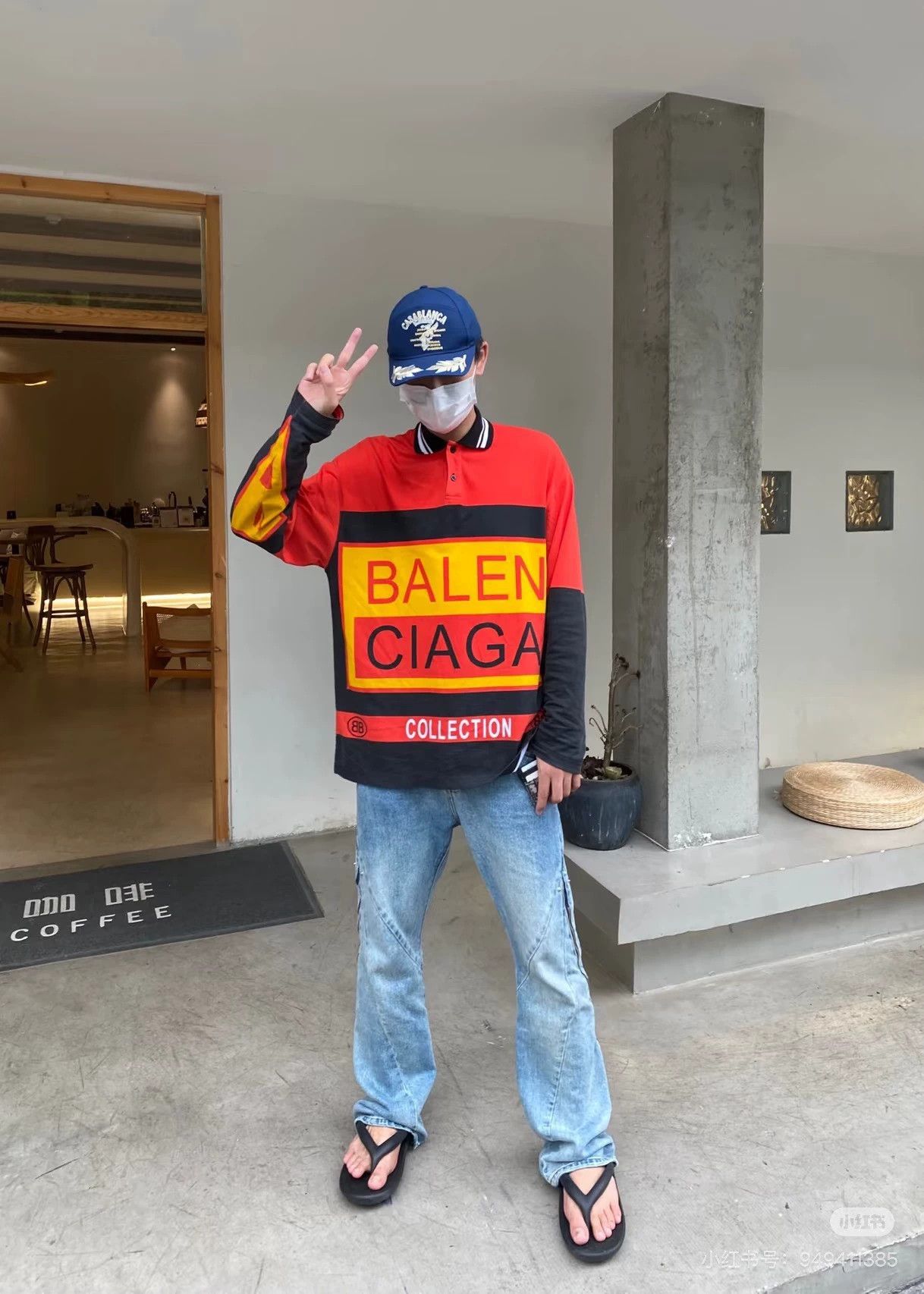 Balenciaga Balenciaga Colorblock Hockey Longsleeve Polo - dmc Size US M / EU 48-50 / 2 - 6 Thumbnail