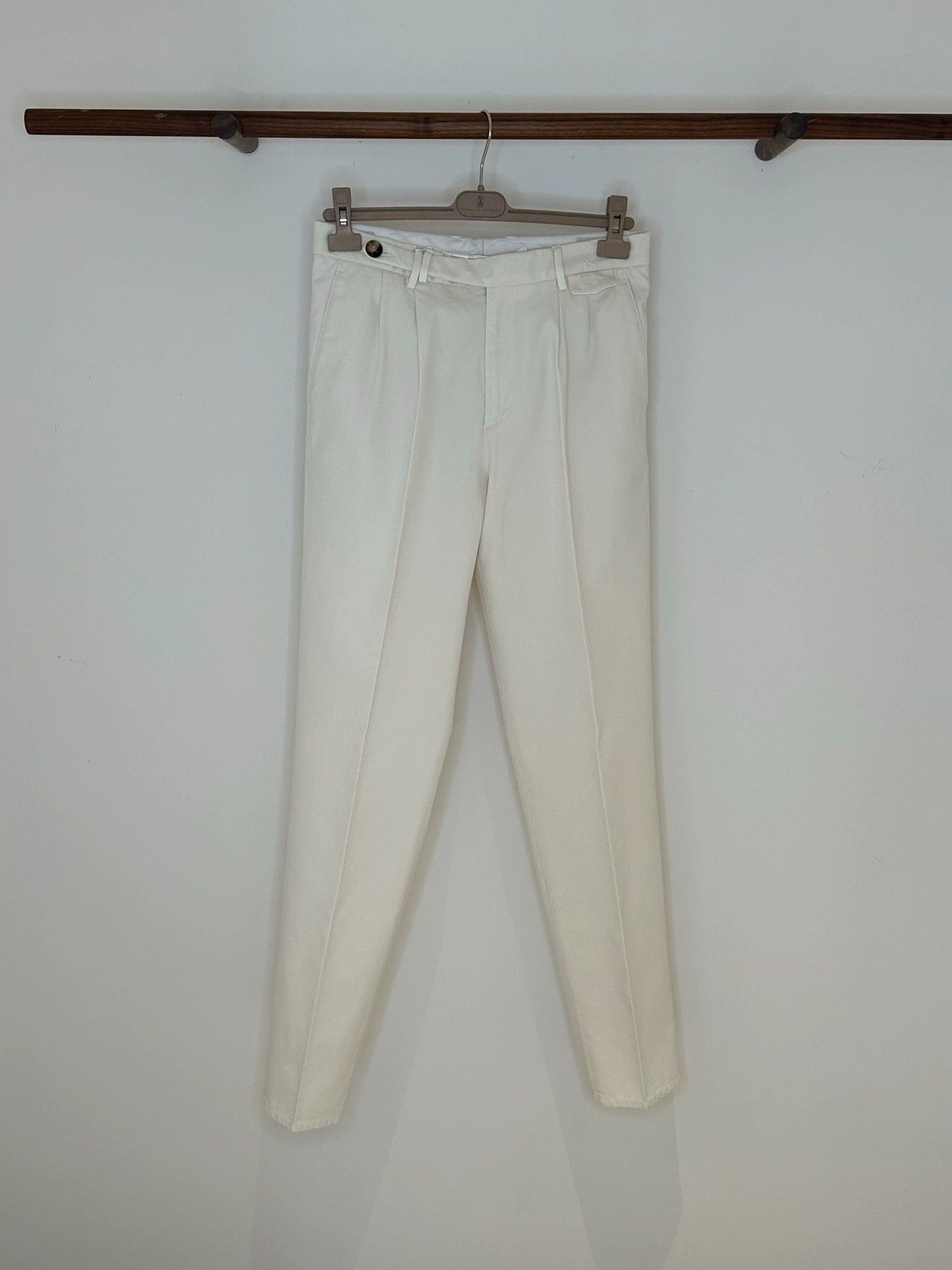 Brunello Cucinelli Brunello Cucinelli Men's Cotton Casual Pants - dmc Size US 31 - 5 Thumbnail