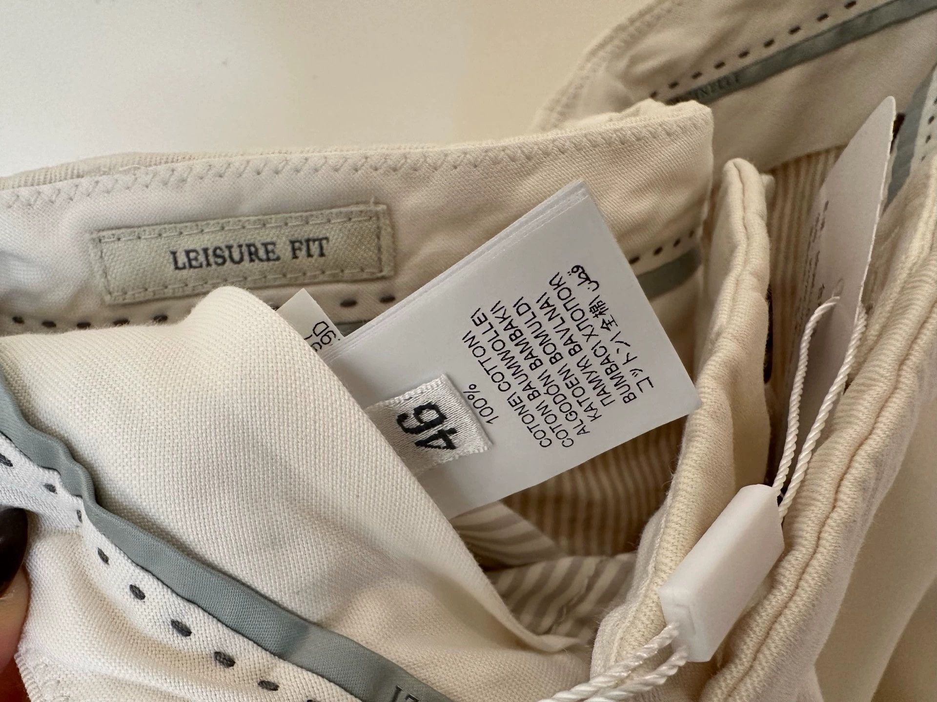 Brunello Cucinelli Brunello Cucinelli Men's Cotton Casual Pants - dmc Size US 31 - 9 Thumbnail