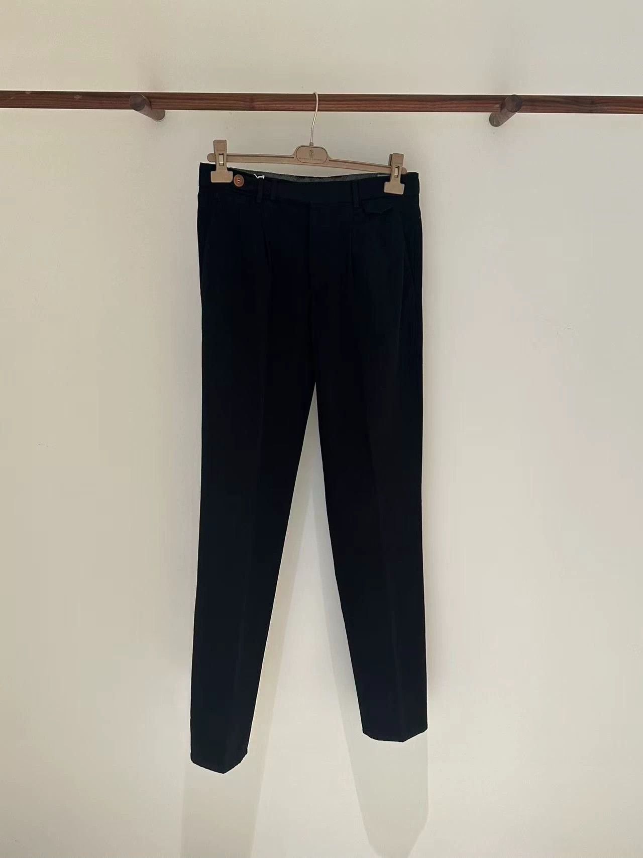 Brunello Cucinelli Brunello Cucinelli Men's Cotton Casual Pants - dmc Size US 31 - 6 Thumbnail