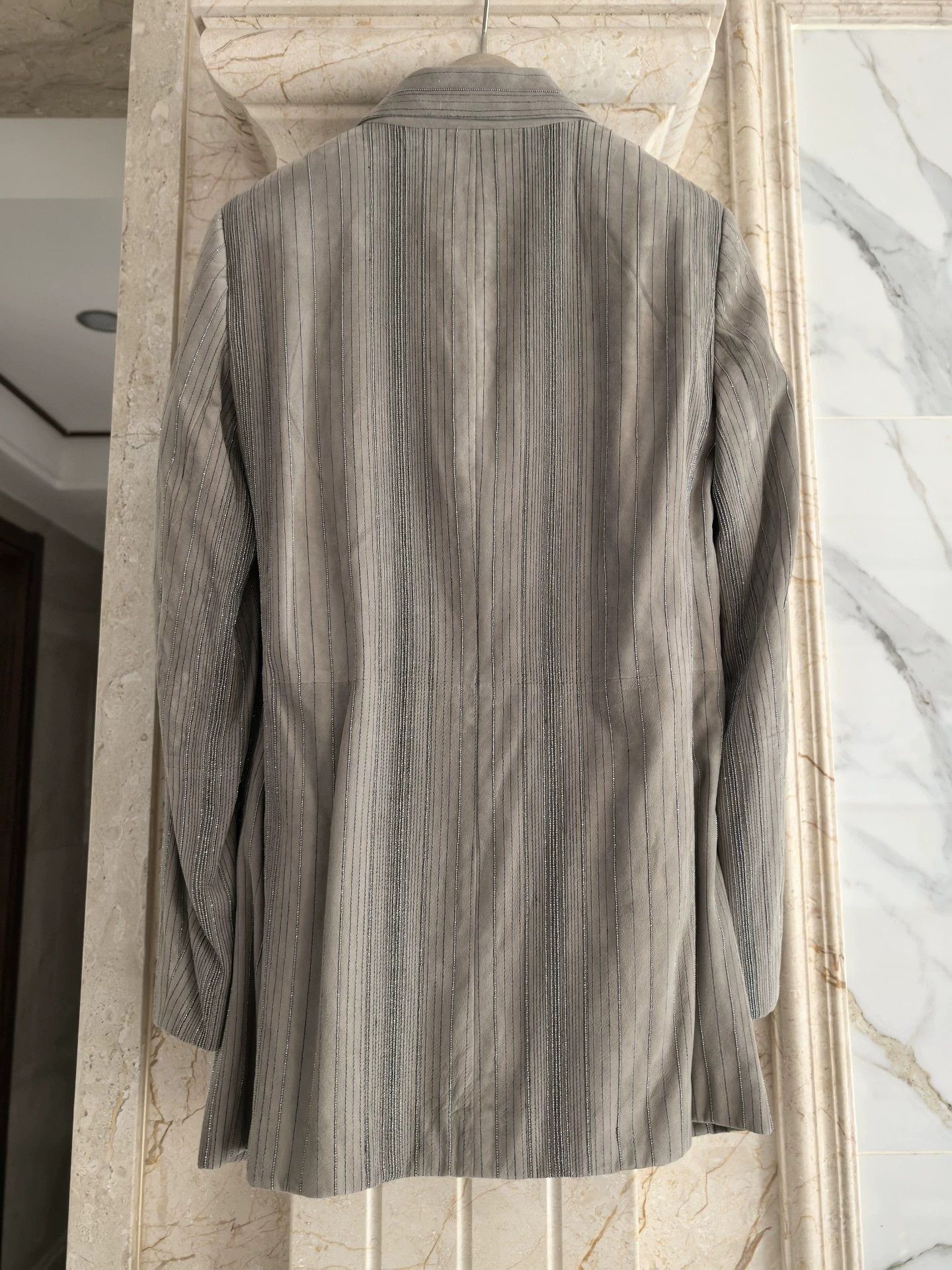 Brunello Cucinelli Brunello Cucinelli Suede Blazer Women's - dmc Size US M / EU 48-50 / 2 - 8 Thumbnail