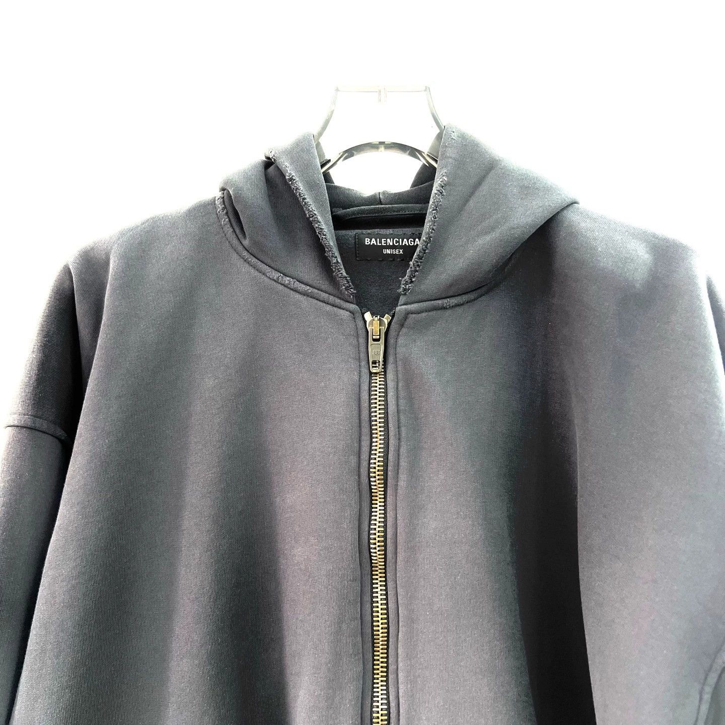 Balenciaga Balenciaga 24FW Reversed Logo Zip Hoodie - dmc Size US S / EU 44-46 / 1 - 4 Thumbnail