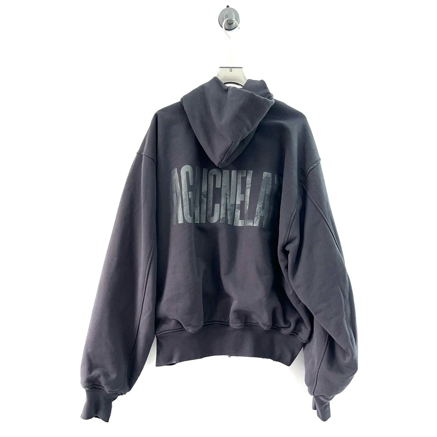 Balenciaga Balenciaga 24FW Reversed Logo Zip Hoodie - dmc Size US S / EU 44-46 / 1 - 2 Thumbnail