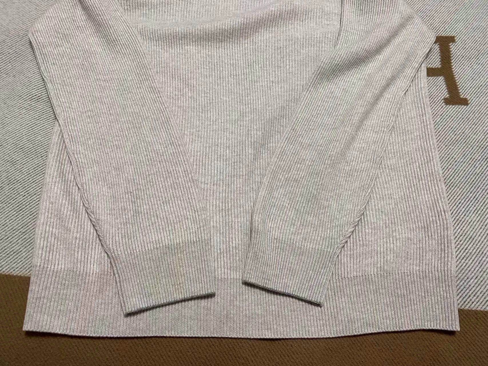 Brunello Cucinelli Brunello Cucinelli Oatmeal Cashmere Sweater - dmc Size US XL / EU 56 / 4 - 2 Thumbnail