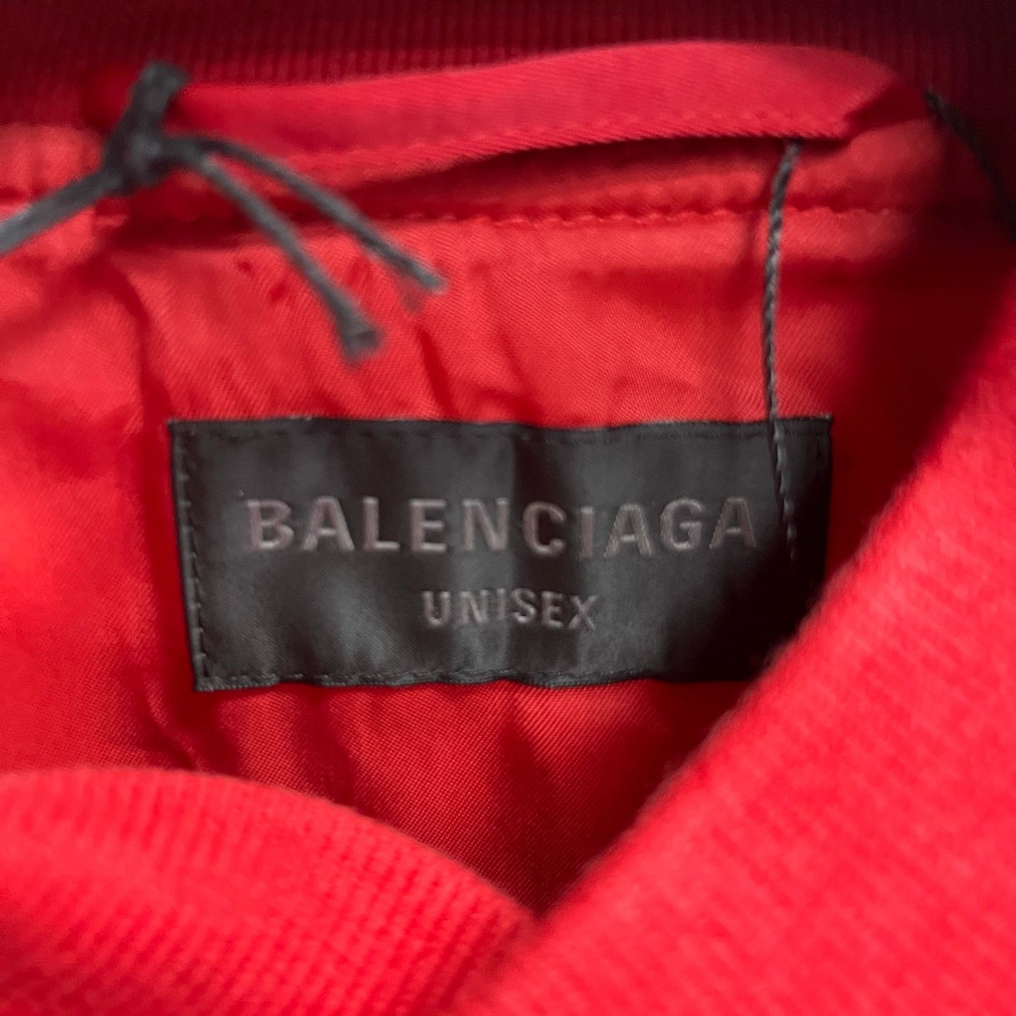 Balenciaga Balenciaga Red Logo Print Loose Jacket - dmc Size US S / EU 44-46 / 1 - 2 Thumbnail