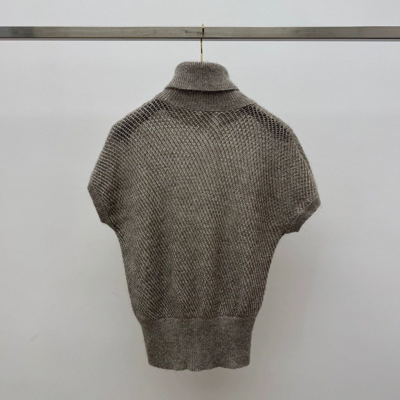 Brunello Cucinelli Brunello Cucinelli Metallic Knit Vest S - dmc Size US S / EU 44-46 / 1 - 2 Thumbnail