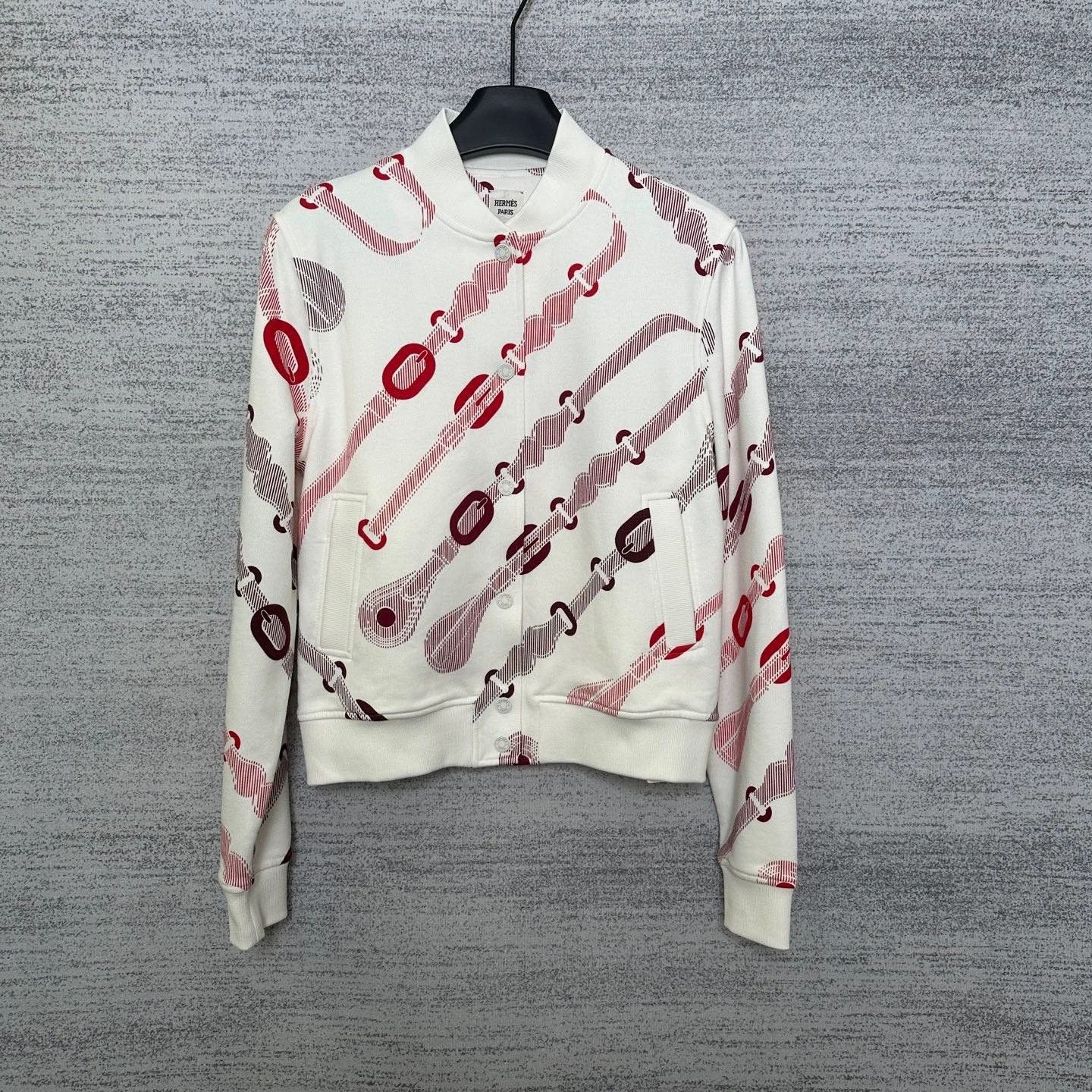 Hermes Hermes Chain Rope Print Jacket Coat - dmc Size US S / EU 44-46 / 1 - 2 Thumbnail
