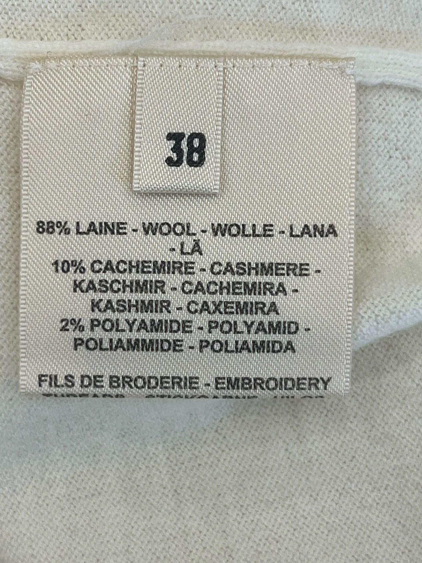 Hermes Hermes Off-White Knit Sweater Size 38 - dmc Size US S / EU 44-46 / 1 - 5 Thumbnail