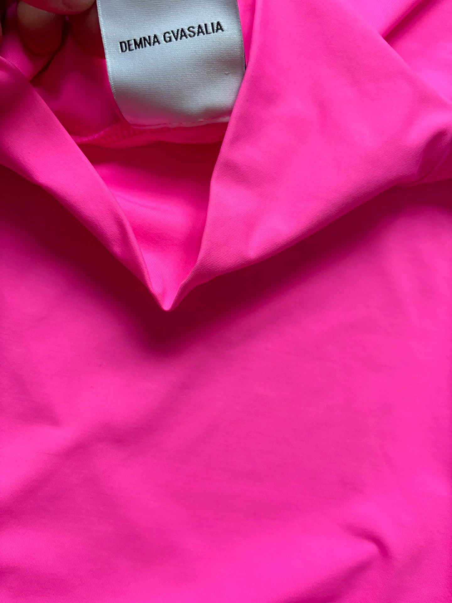 Vetements VETEMENTS Pink Logo Dress - dmc Size US S / EU 44-46 / 1 - 6 Thumbnail