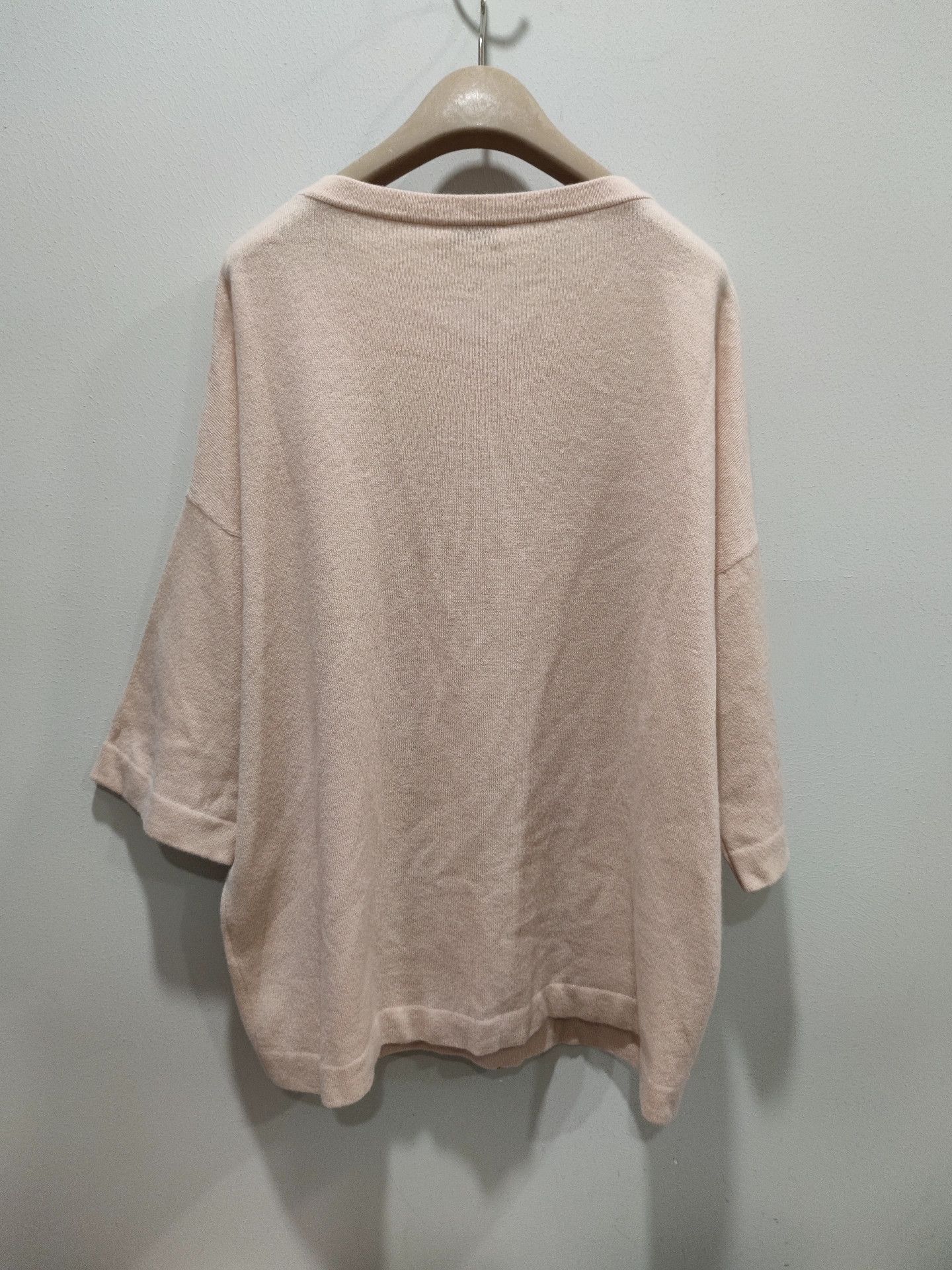 Brunello Cucinelli Brunello Cucinelli Cashmere Beaded Sweater T-shirt - dmc Size US L / EU 52-54 / 3 - 5 Thumbnail