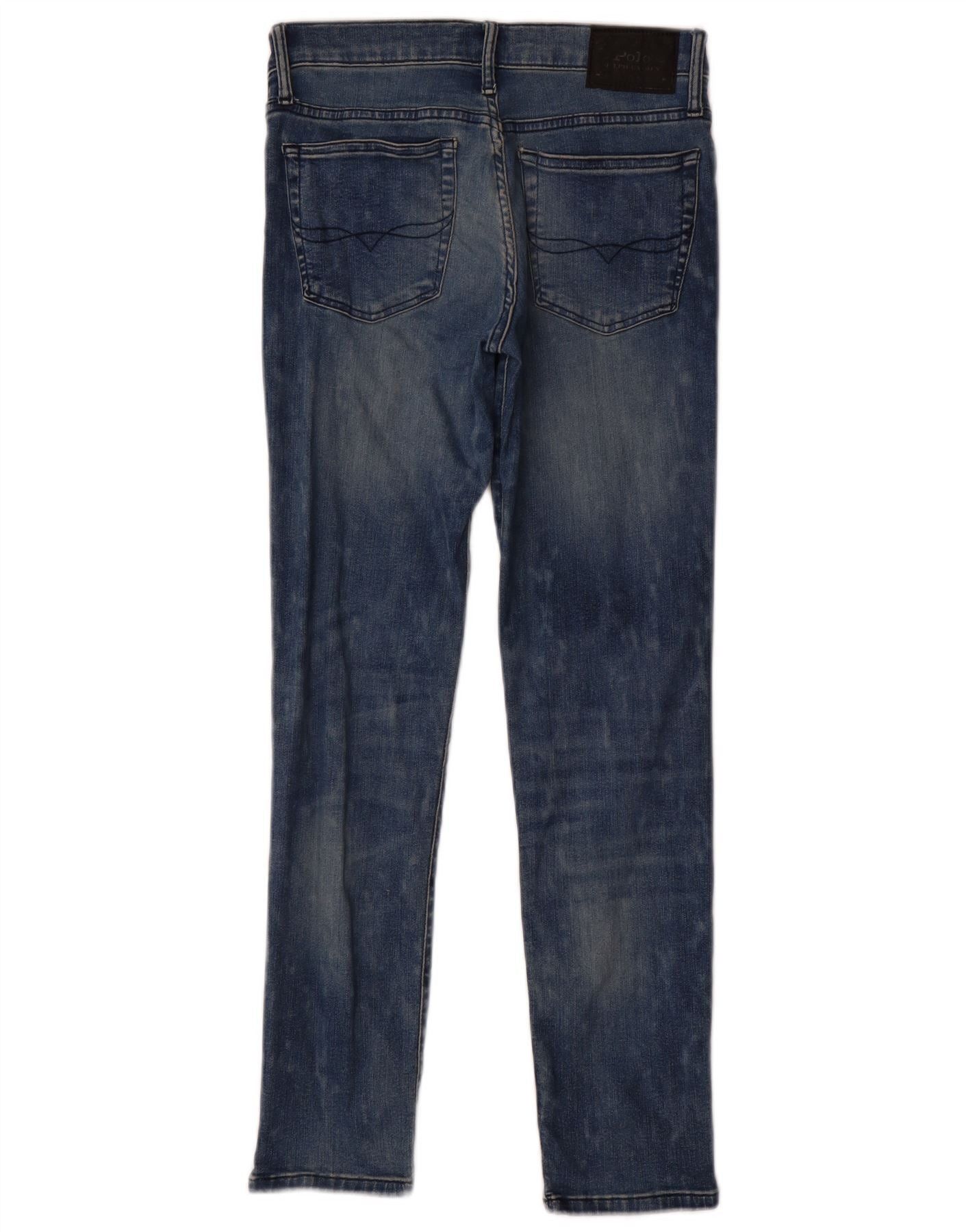 Polo Ralph Lauren Womens Slim Jeans W30 L28 Blue Size 42" / US 20 - 2 Thumbnail