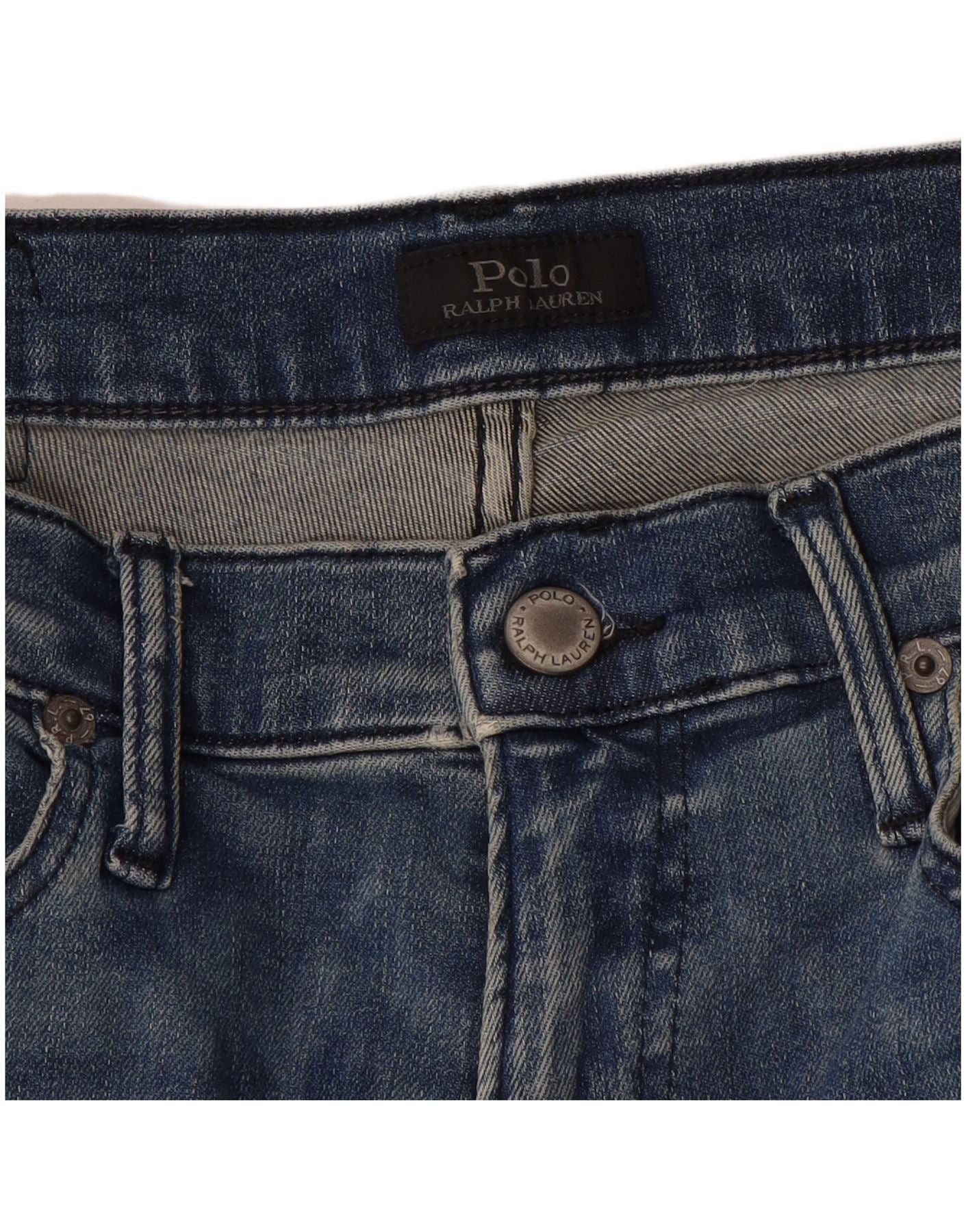 Polo Ralph Lauren Womens Slim Jeans W30 L28 Blue Size 42" / US 20 - 3 Thumbnail