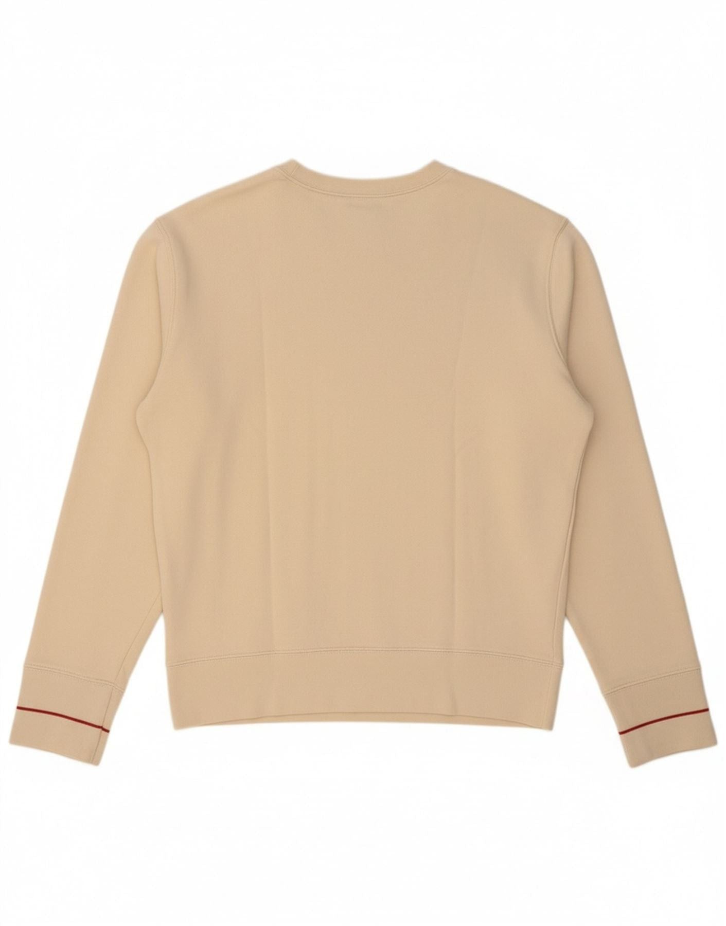 Diesel Womens Graphic Sweatshirt Jumper UK 18 XL Beige Cotton Size L / US 10 / IT 46 - 2 Thumbnail
