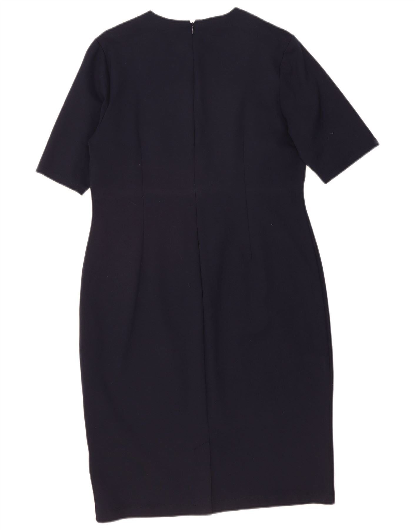 Ralph Lauren Womens Sheath Dress UK 14 Large Navy Blue Viscose Size S / US 4 / IT 40 - 4 Thumbnail