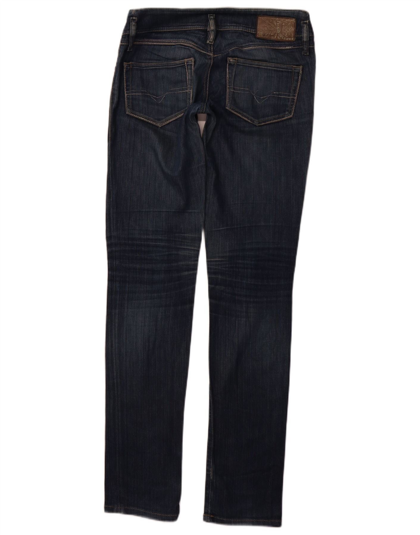 Diesel Womens Matic Skinny Jeans W27 L34 Navy Blue Size 42" / US 20 - 2 Thumbnail