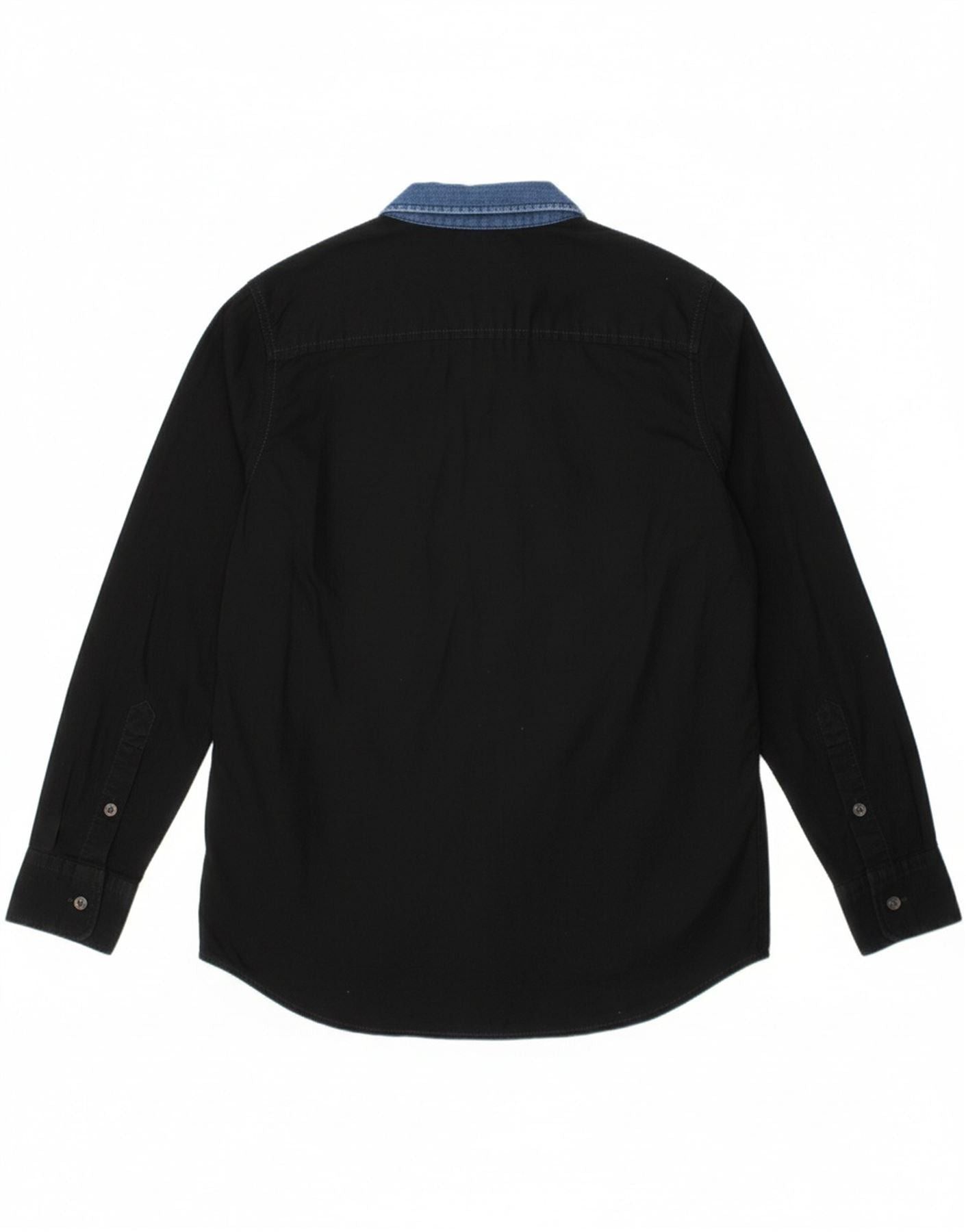 Diesel Boys Shirt 9-10 Years Black Cotton Size L / US 10 / IT 46 - 2 Thumbnail