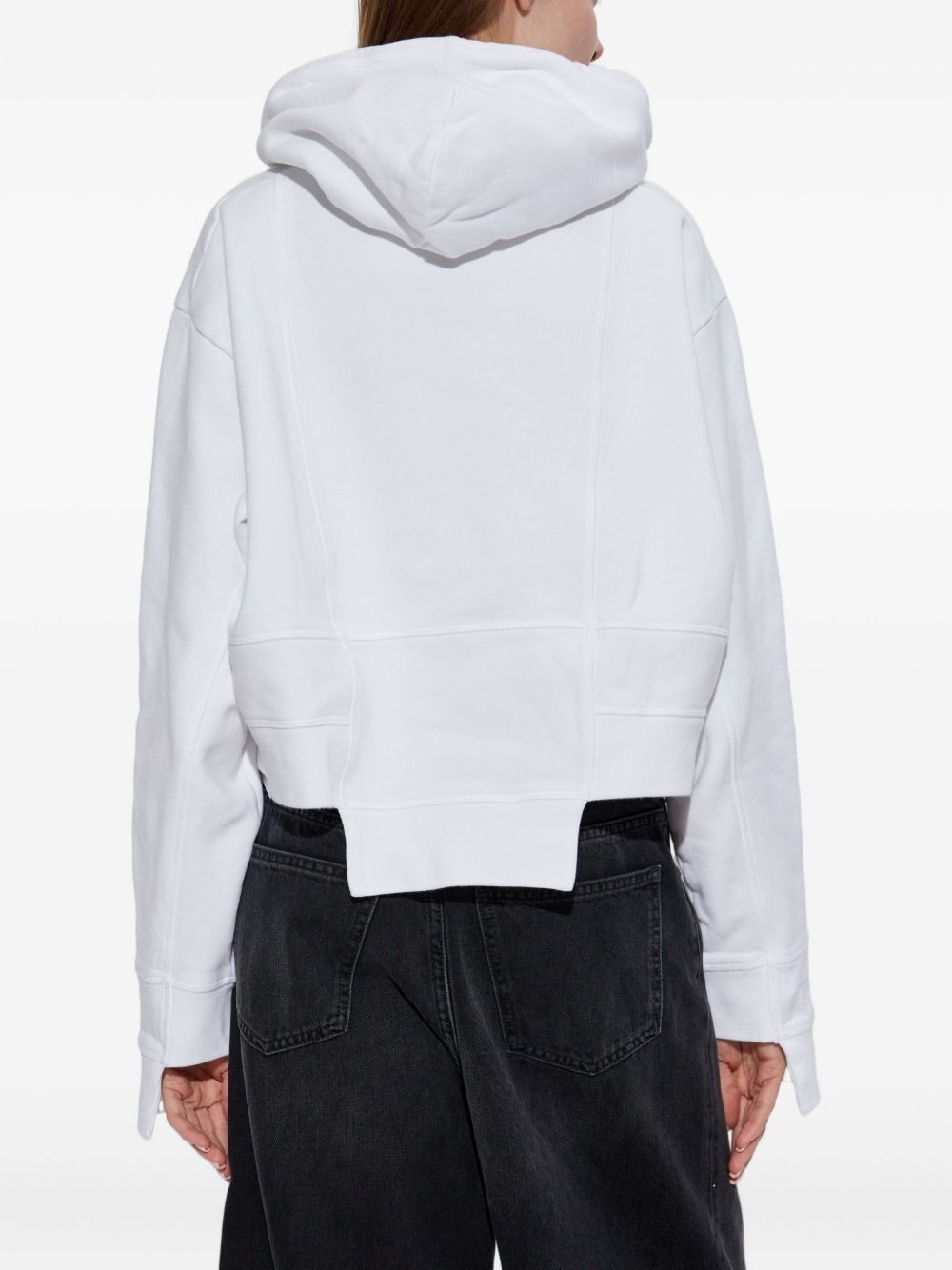 Dsquared2 COTTON CROPPED HOODIE Size M / US 6-8 / IT 42-44 - 5 Thumbnail